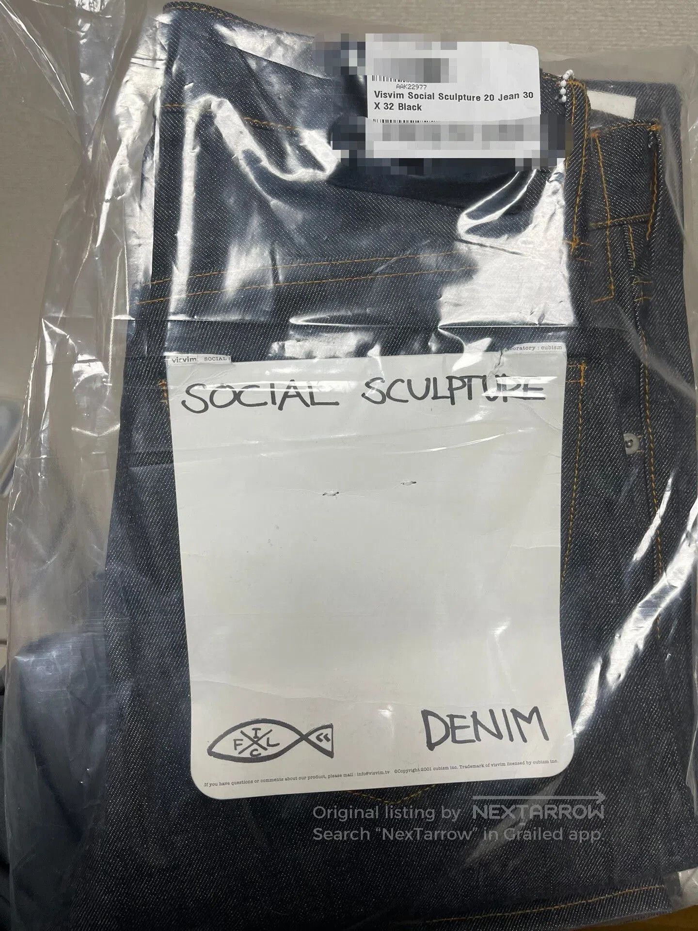 Visvim visvim Social Sculpture 20 Jean. Size US 30 / EU 46 - 1 Thumbnail