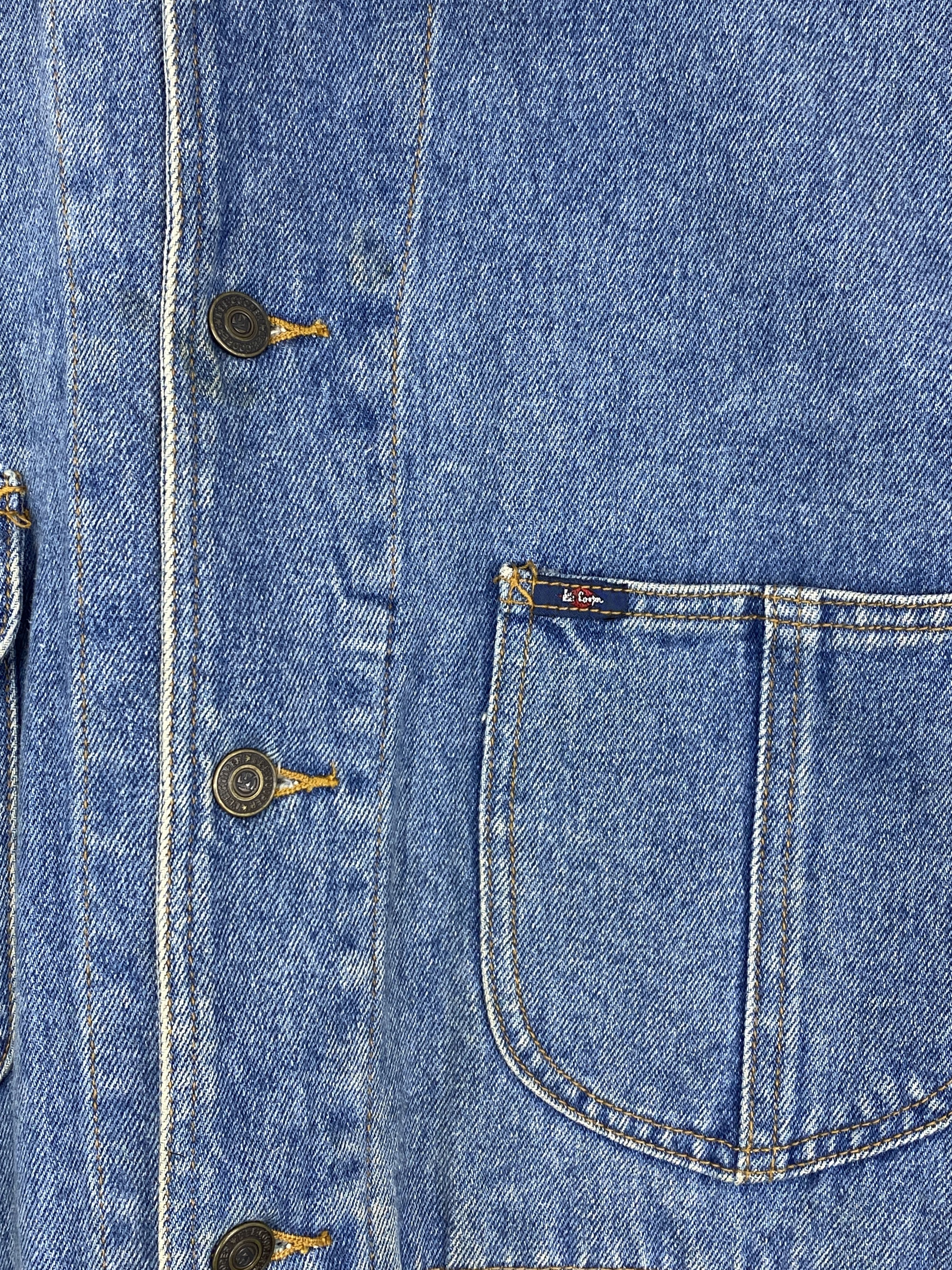 If Six Was Nine Vintage Lee Cooper Button Up Denim Jacket J2046 Size US M / EU 48-50 / 2 - 11 Thumbnail