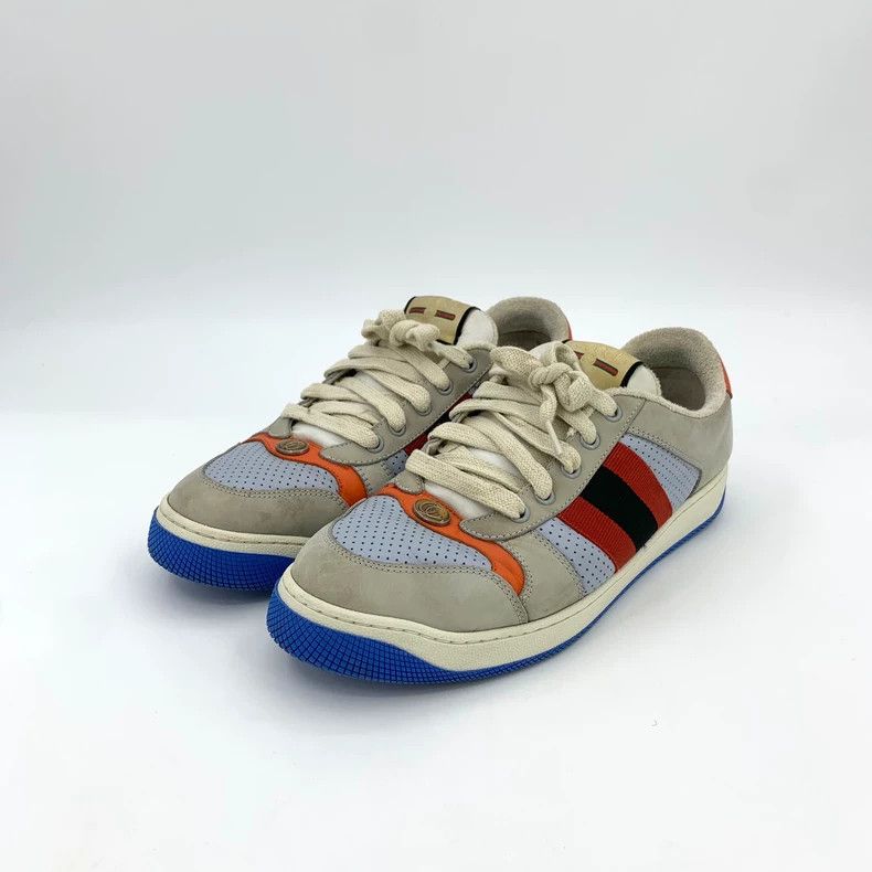 Gucci Gucci Color-matched striped webbing and lacing casual sneak Size US 9.5 / EU 42-43 - 1 Thumbnail