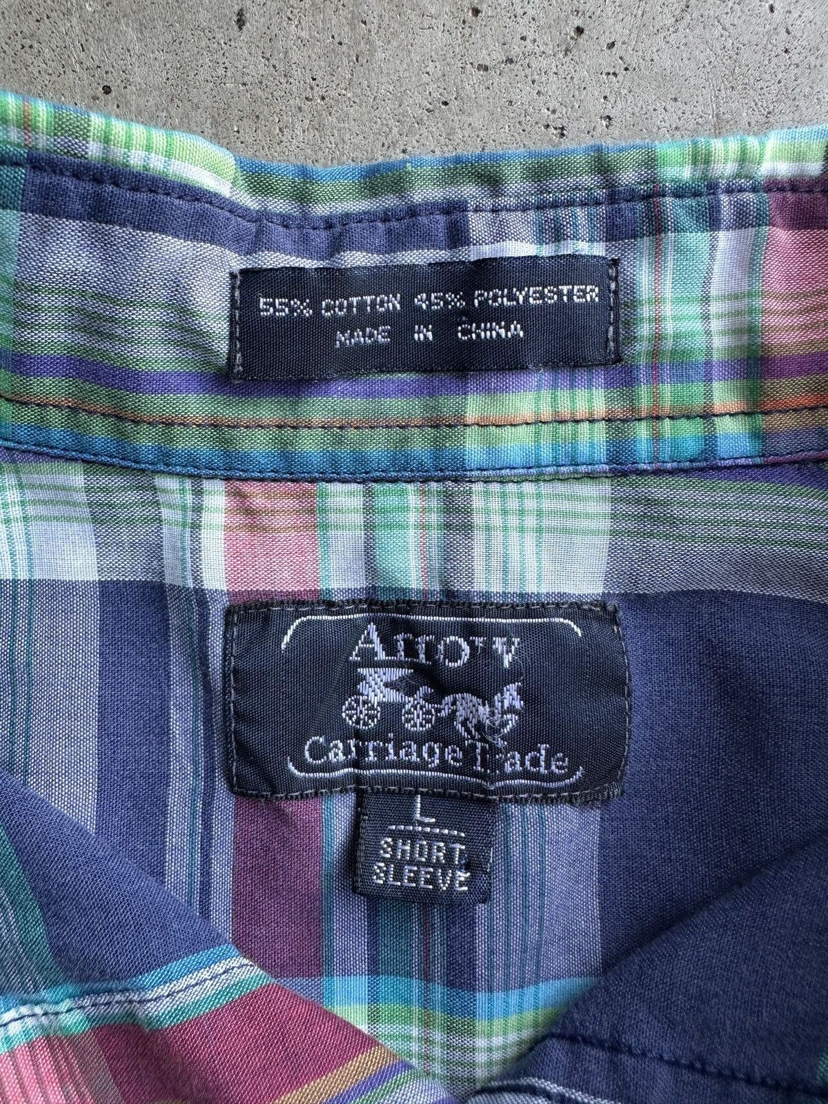 Other Vintage Cropped Plaid Button Down Shirt - M Size US L / EU 52-54 / 3 - 2 Thumbnail