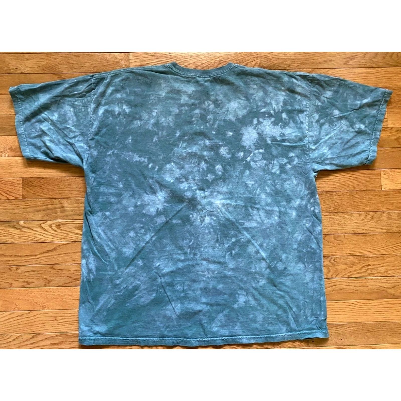 Gildan Gildan T-Shirt Mens XXL Blue Fairy Tie Dye Graphic Crew Neck Short Sleeve Mystical Magic White Lion Pattern Vintage No Size US XXL / EU 58 / 5 - 2 Thumbnail