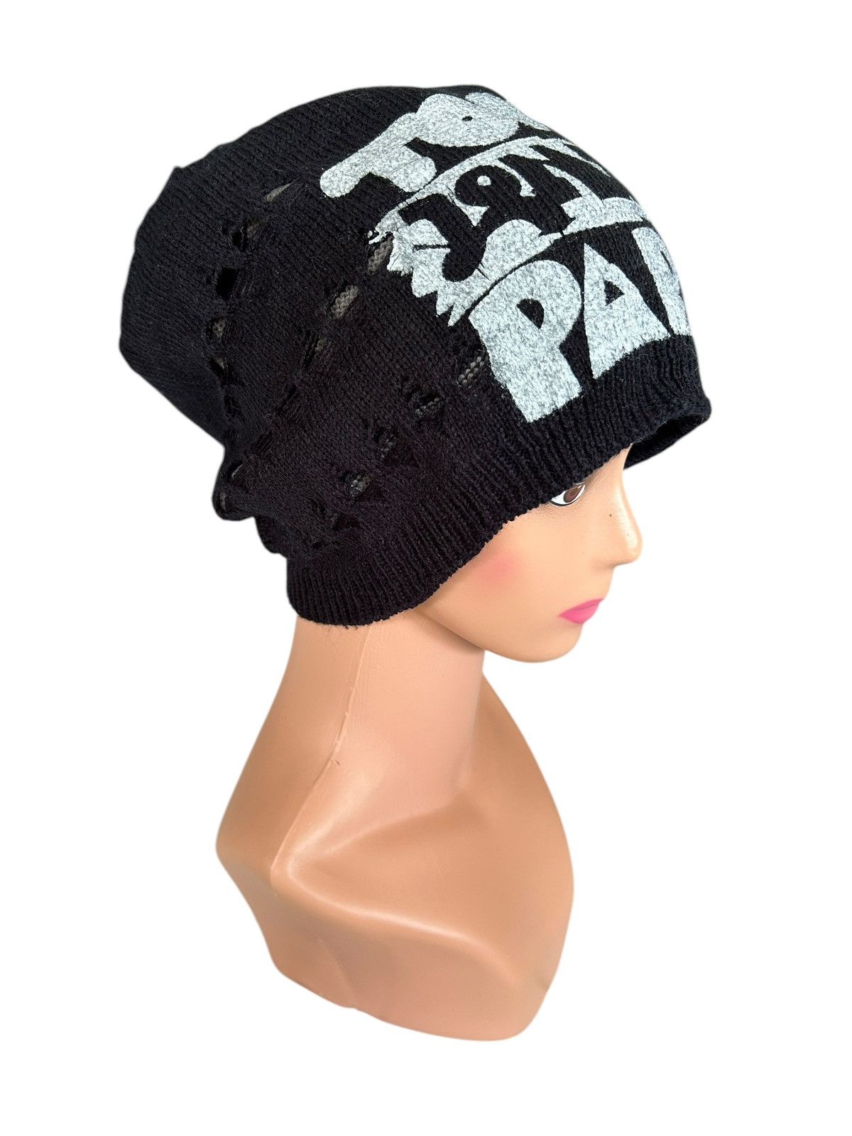 Japanese Brand × Kapital × Vintage Distressed Japanese Punk Style Reversible Beanie Hats Size ONE SIZE - 6 Thumbnail