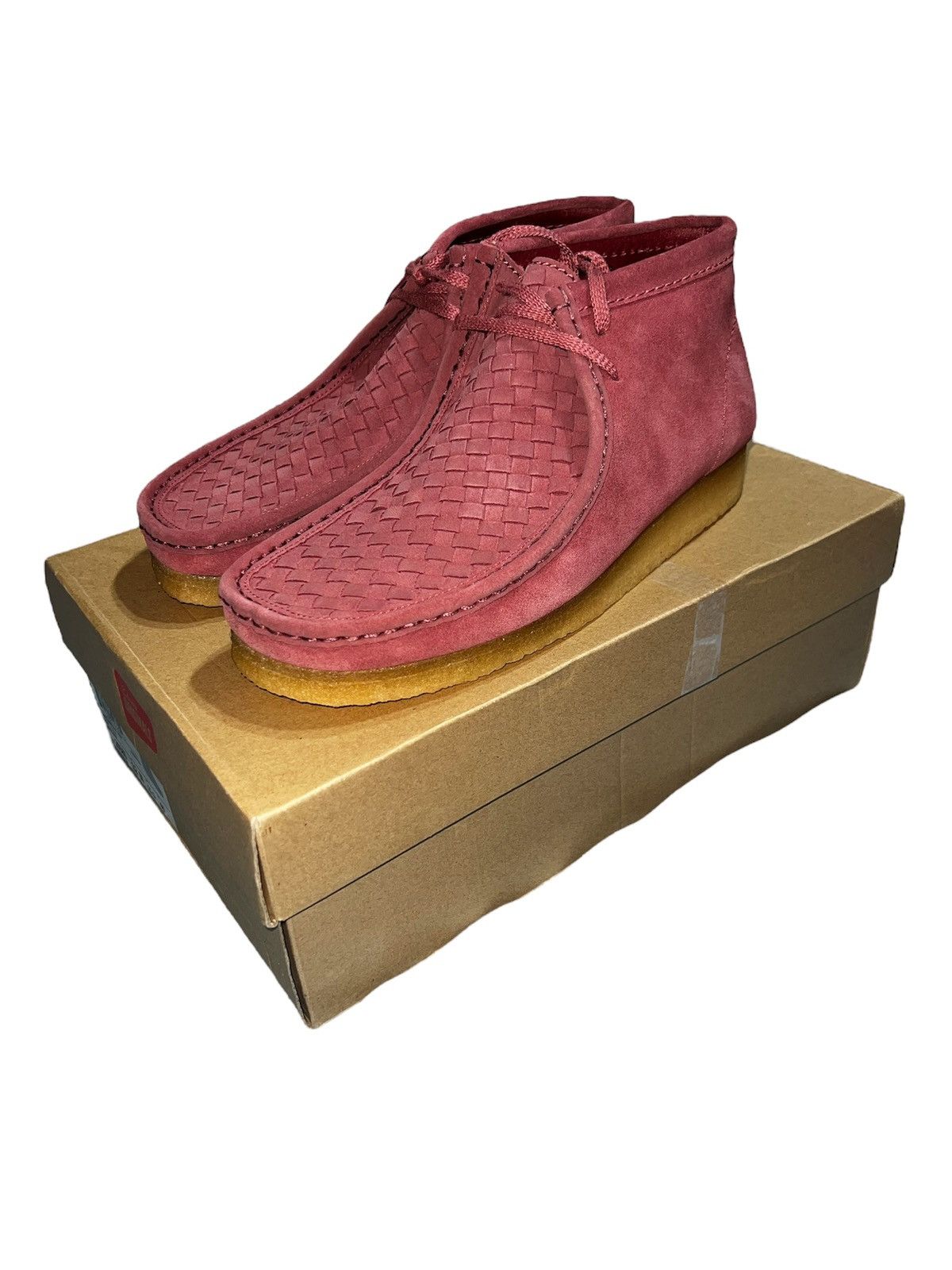 新品未使用✨ Clarks × Supreme Woven Wallabee Clarks Originals Woven Wallabee Supreme Black Men's