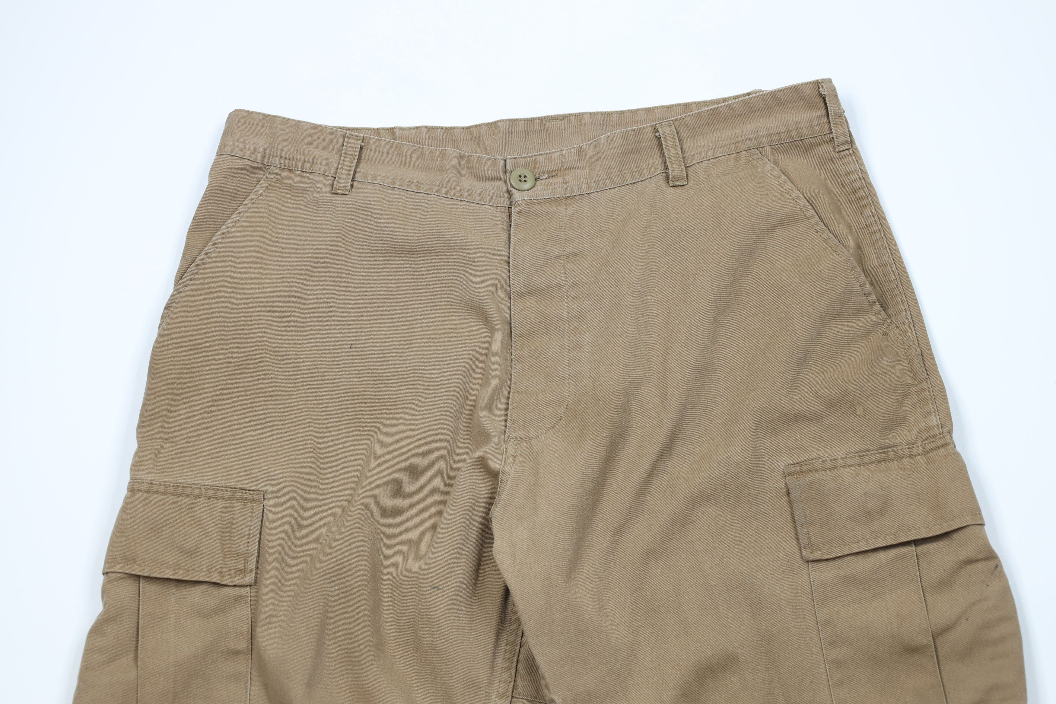 Vintage Vintage 90s Y2K Streetwear Fly Double Knee Cargo Pants Size US 36 / EU 52 - 2 Thumbnail