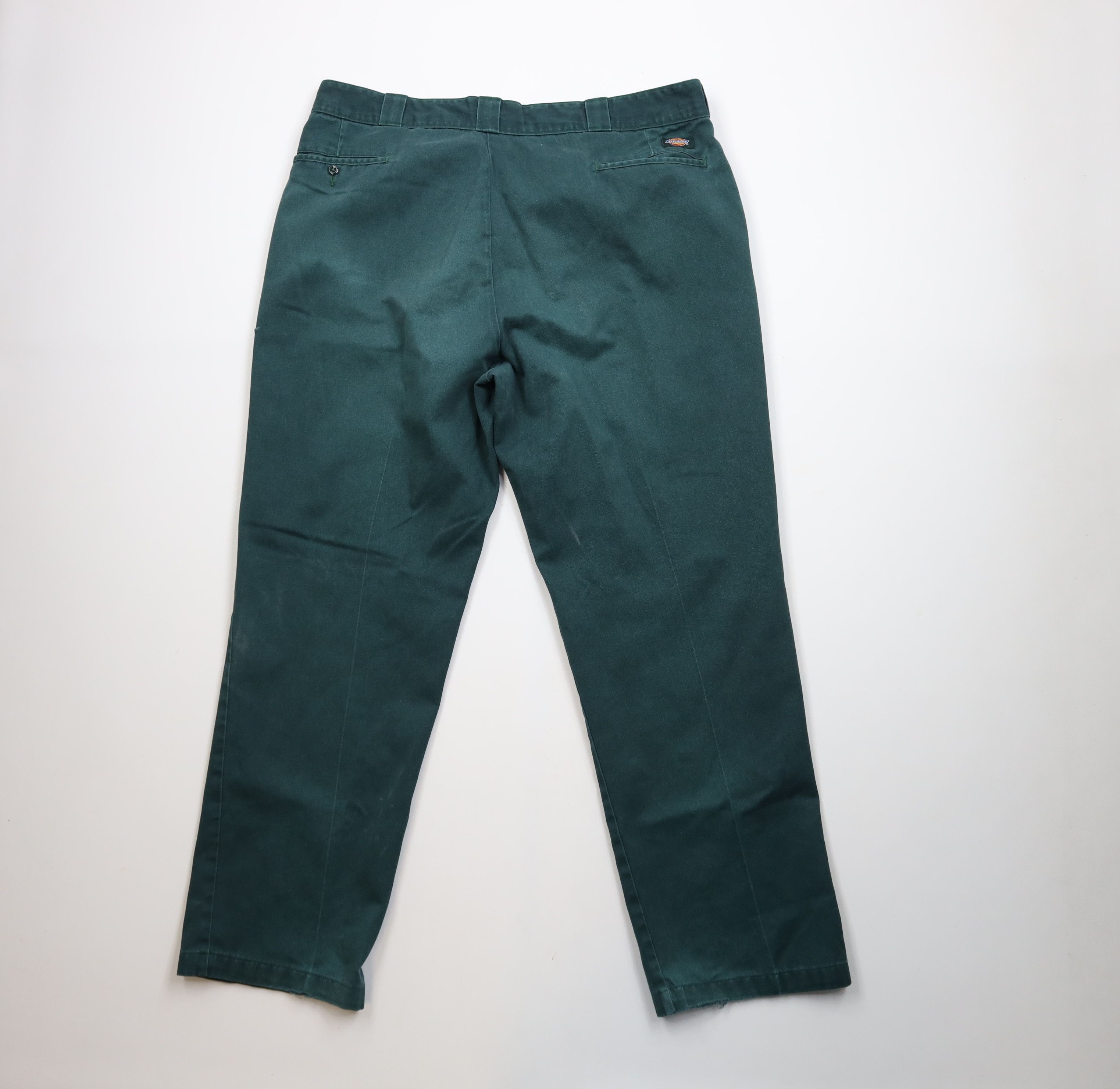 Dickies × Vintage Vintage Dickies Spell Out Wide Leg Workwear Pants Green Size US 42 / EU 58 - 11 Thumbnail