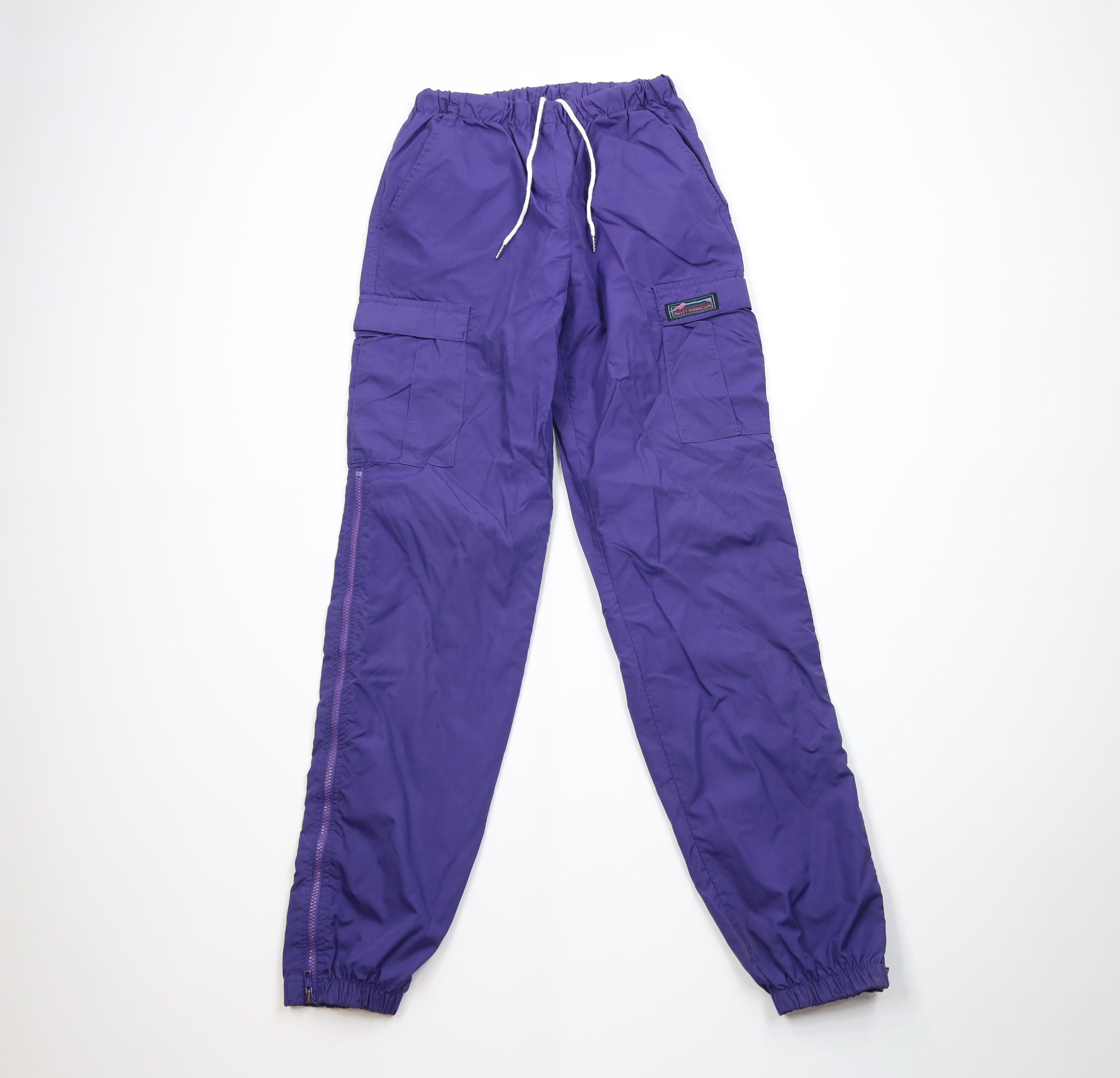 Vintage Vintage 90s Streetwear Blank Waterproof Cargo Joggers Pants Size US 32 / EU 48 - 1 Thumbnail