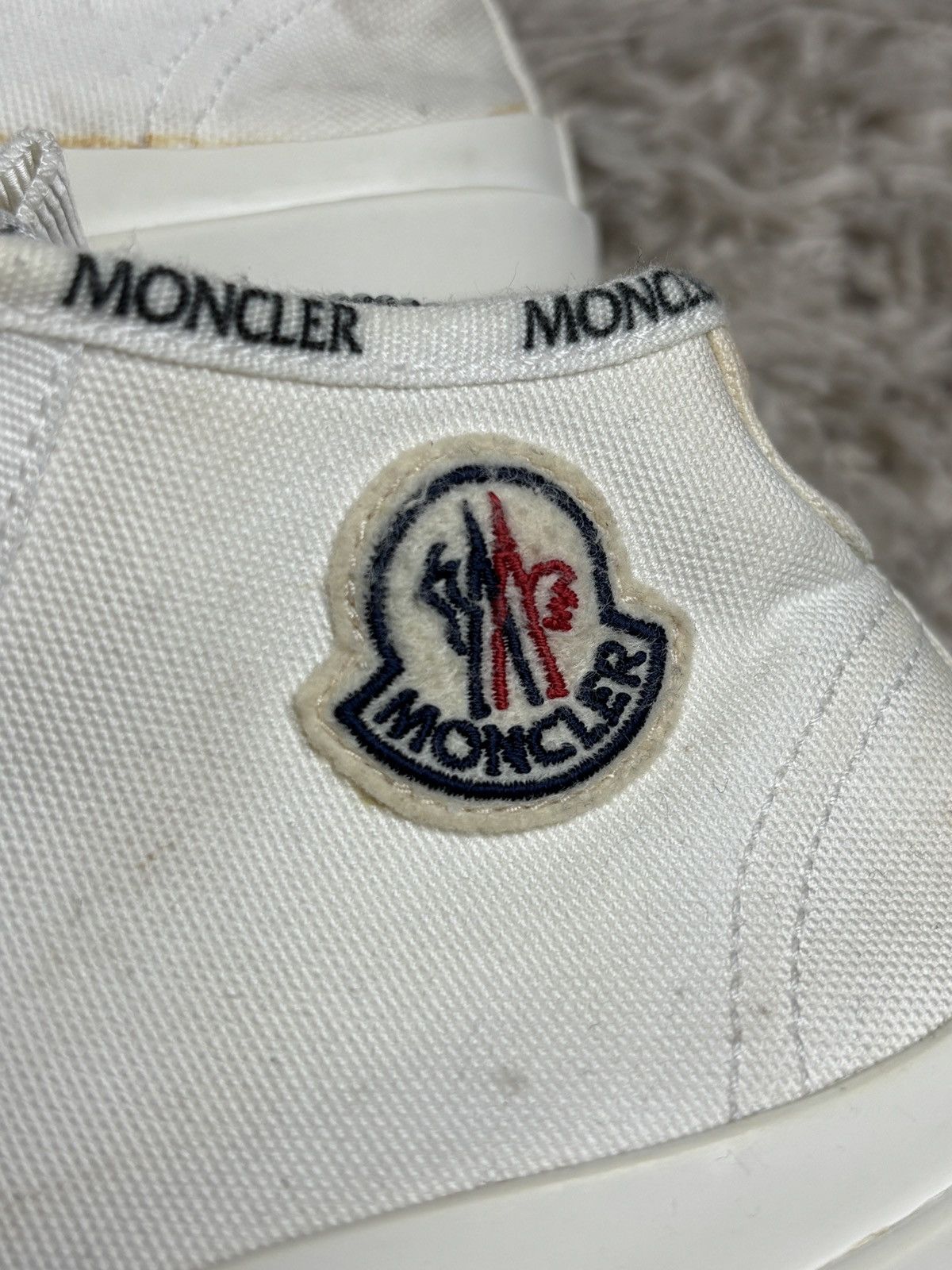 Moncler Moncler Lissex High Top Sneakers Shoes Vintage Size US 7 / IT 37 - 9 Thumbnail