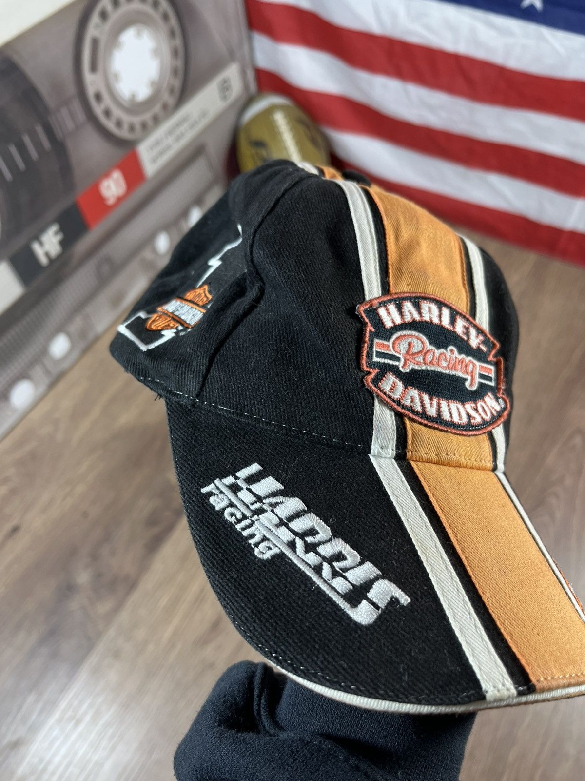 Harley Davidson Harley Davidson Motorcycles Racing Cap Size ONE SIZE - 3 Thumbnail