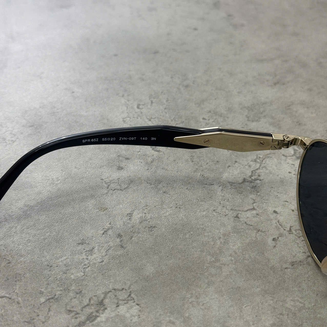 Prada PRADA PR 65ZS ZVN09T Sunglasses PALE GOLD Size ONE SIZE - 4 Thumbnail