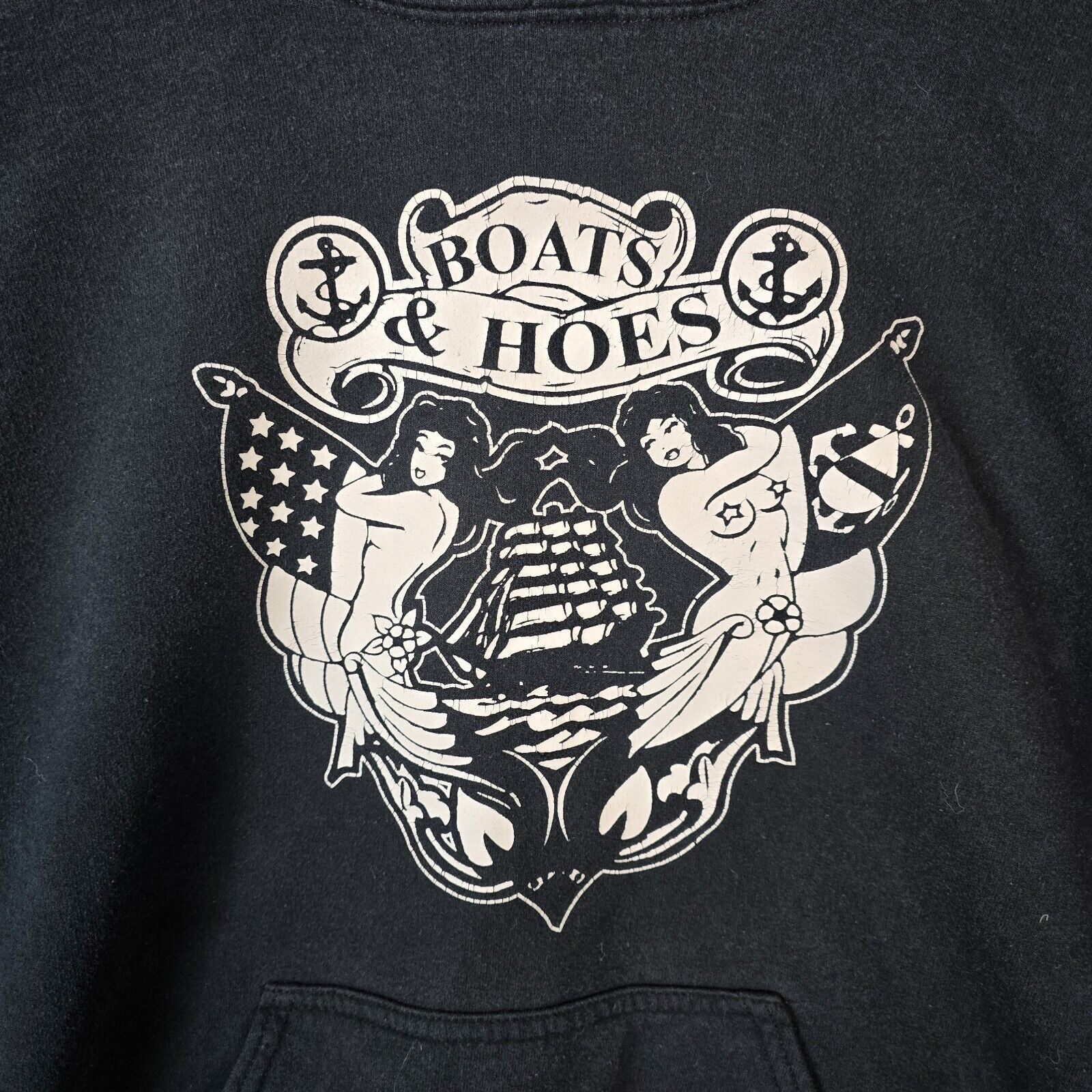 Gildan Prestige Worldwide Funny Boats and Hoes Hoodie Medium Size US M / EU 48-50 / 2 - 4 Thumbnail