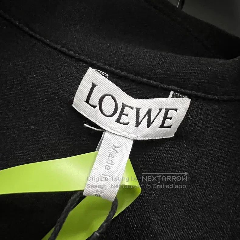 Loewe Loewe Black Embroidered Logo Shirt Size XXS / US 00 / IT 34 - 3 Thumbnail