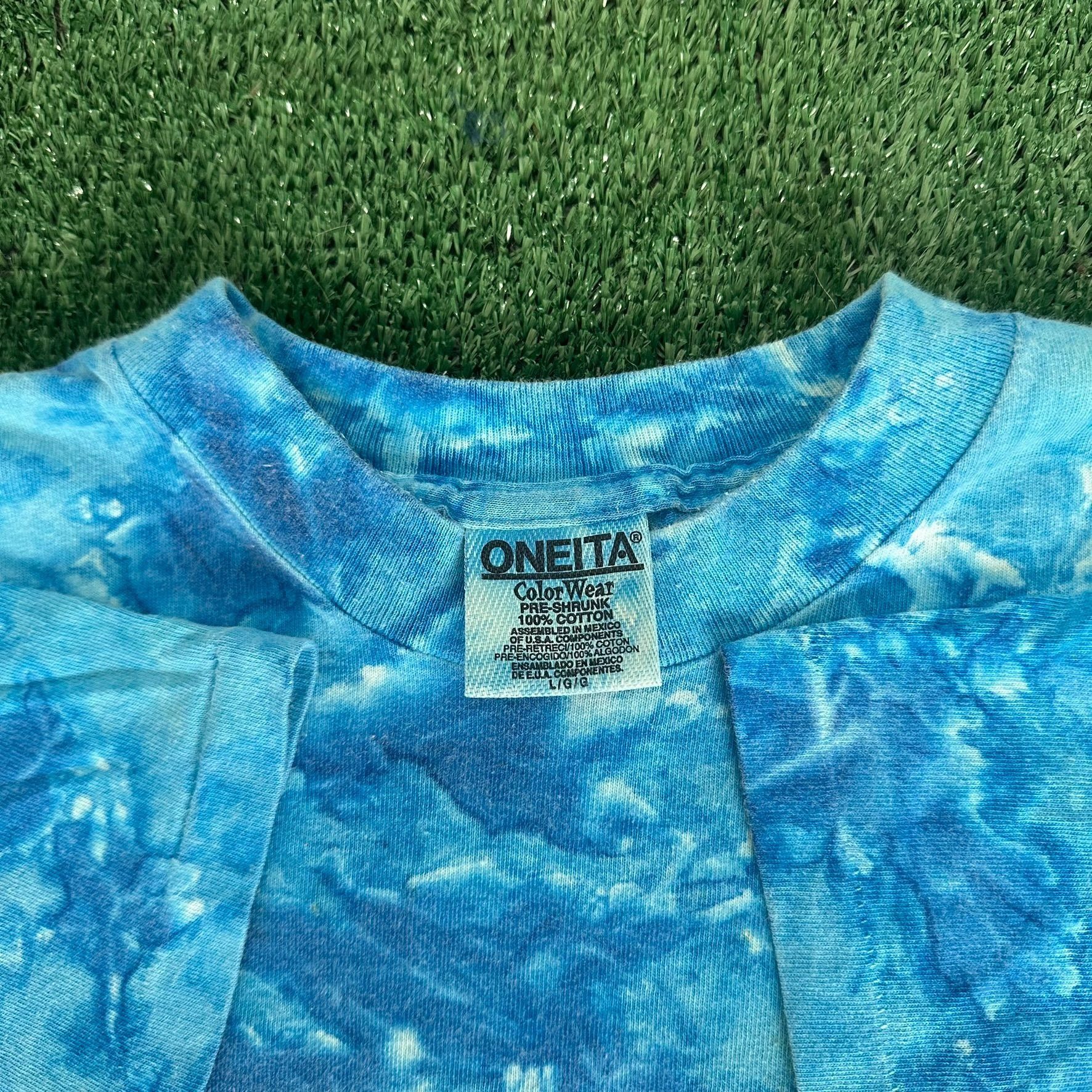 Vintage Vintage 90s Destin Florida T-Shirt Peace Hippie Tie Dye Tee Size US L / EU 52-54 / 3 - 3 Thumbnail