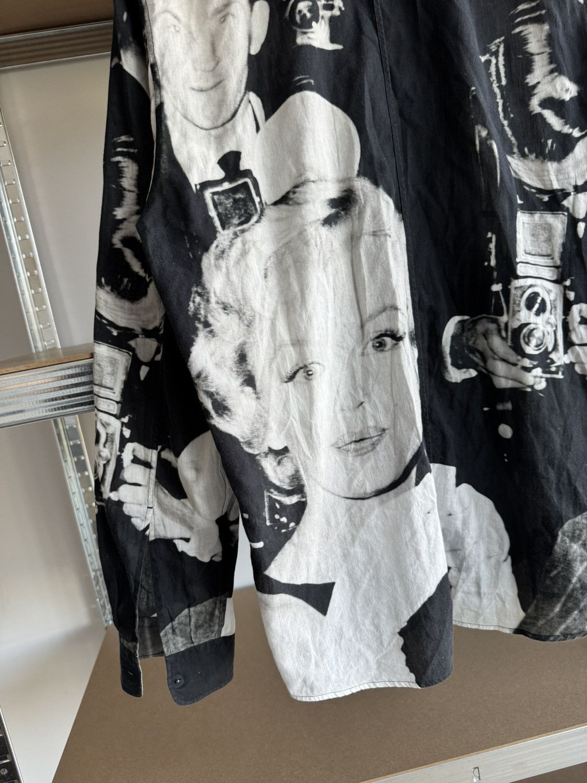 Dries Van Noten Runway SS16 Dries Van Noten Marilyn Monroe Photo Print Shirt Size US M / EU 48-50 / 2 - 12 Thumbnail
