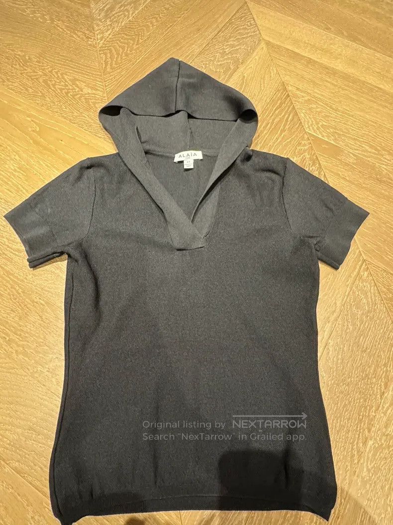 Alaia Alaia Women's short-sleeved hooded top Size S / US 4 / IT 40 - 1 Thumbnail