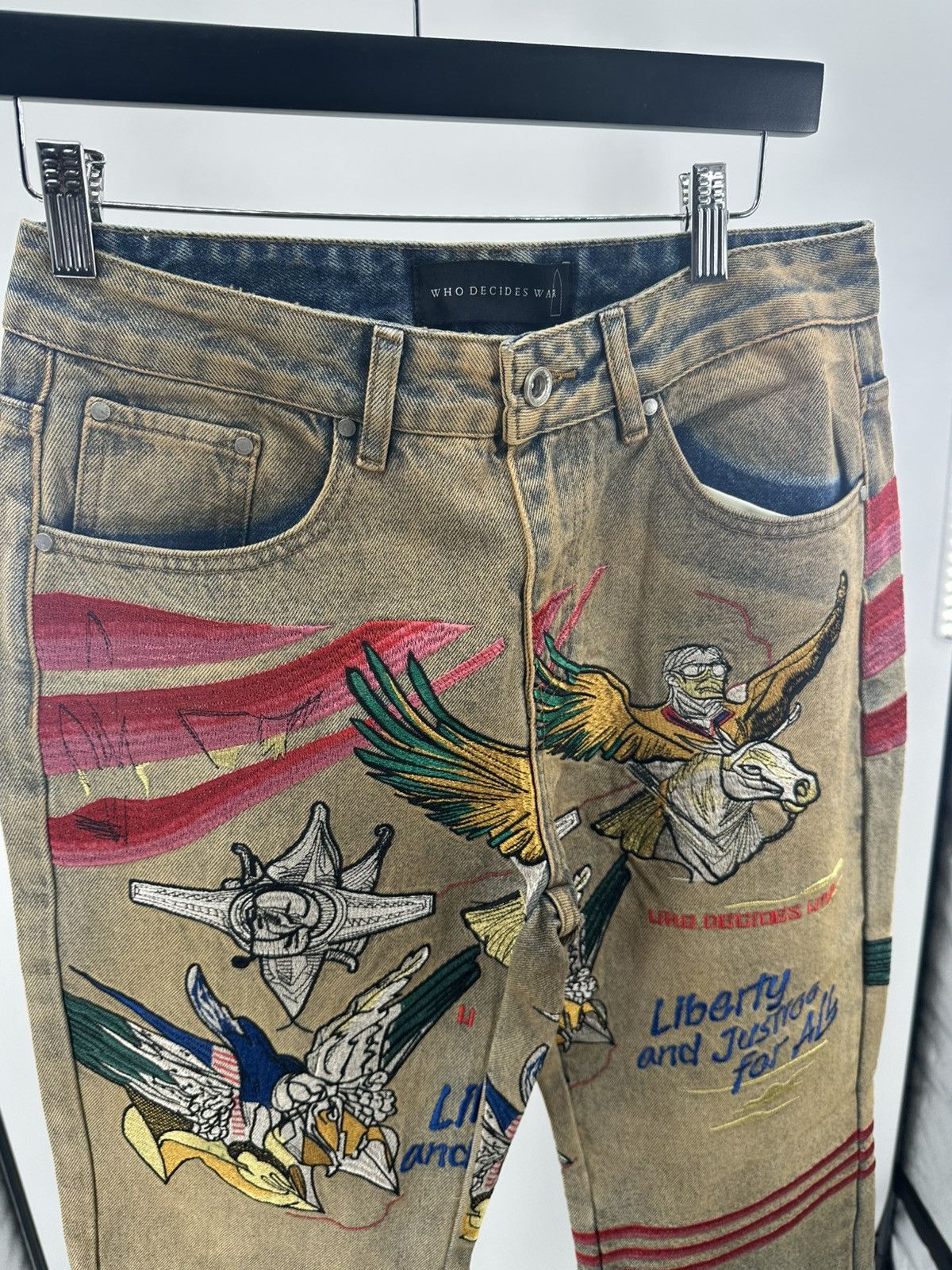 Who Decides War WHO DECIDES WAR Liberty Denim Jeans Size US 32 / EU 48 - 6 Thumbnail