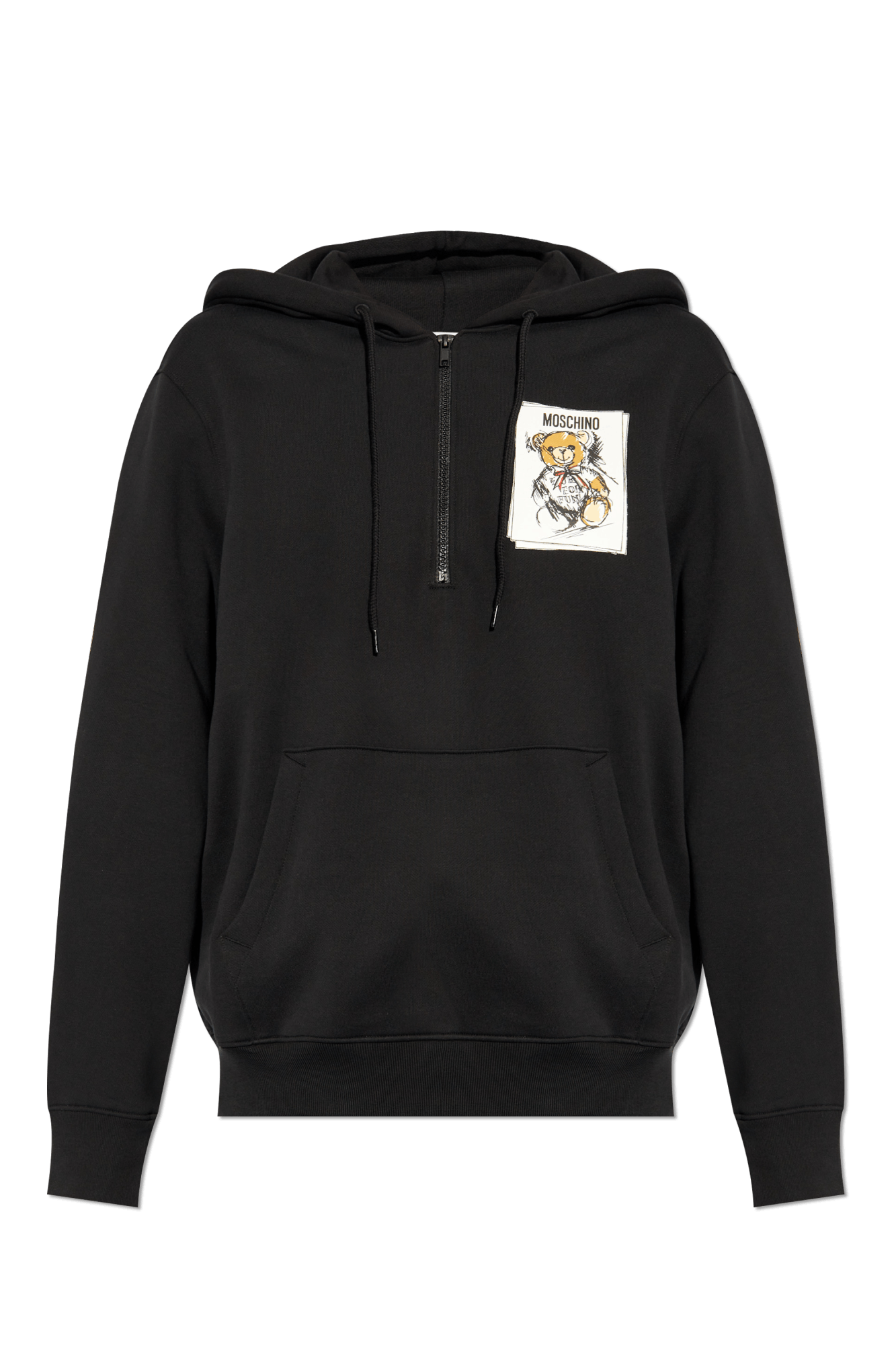 Moschino o1s22i1n0824 Teddy Bear Hoodie in Black Size L / US 10 / IT 46 - 1 Thumbnail