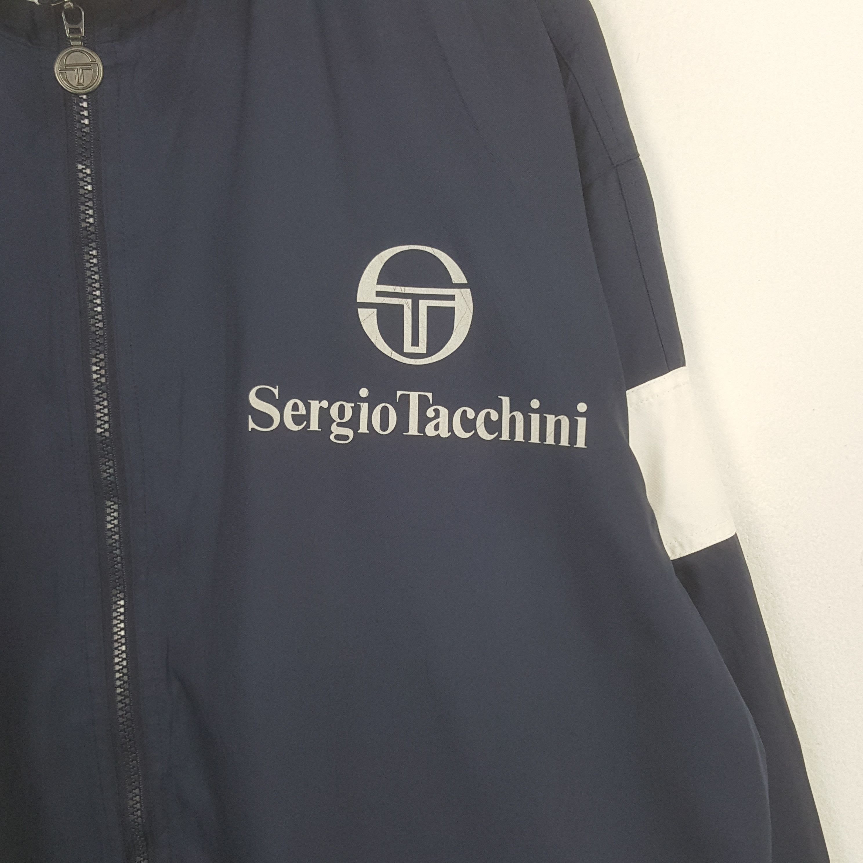Sergio Tacchini Vintage Sergio Tacchini Windbreaker Jacket Size US L / EU 52-54 / 3 - 2 Thumbnail