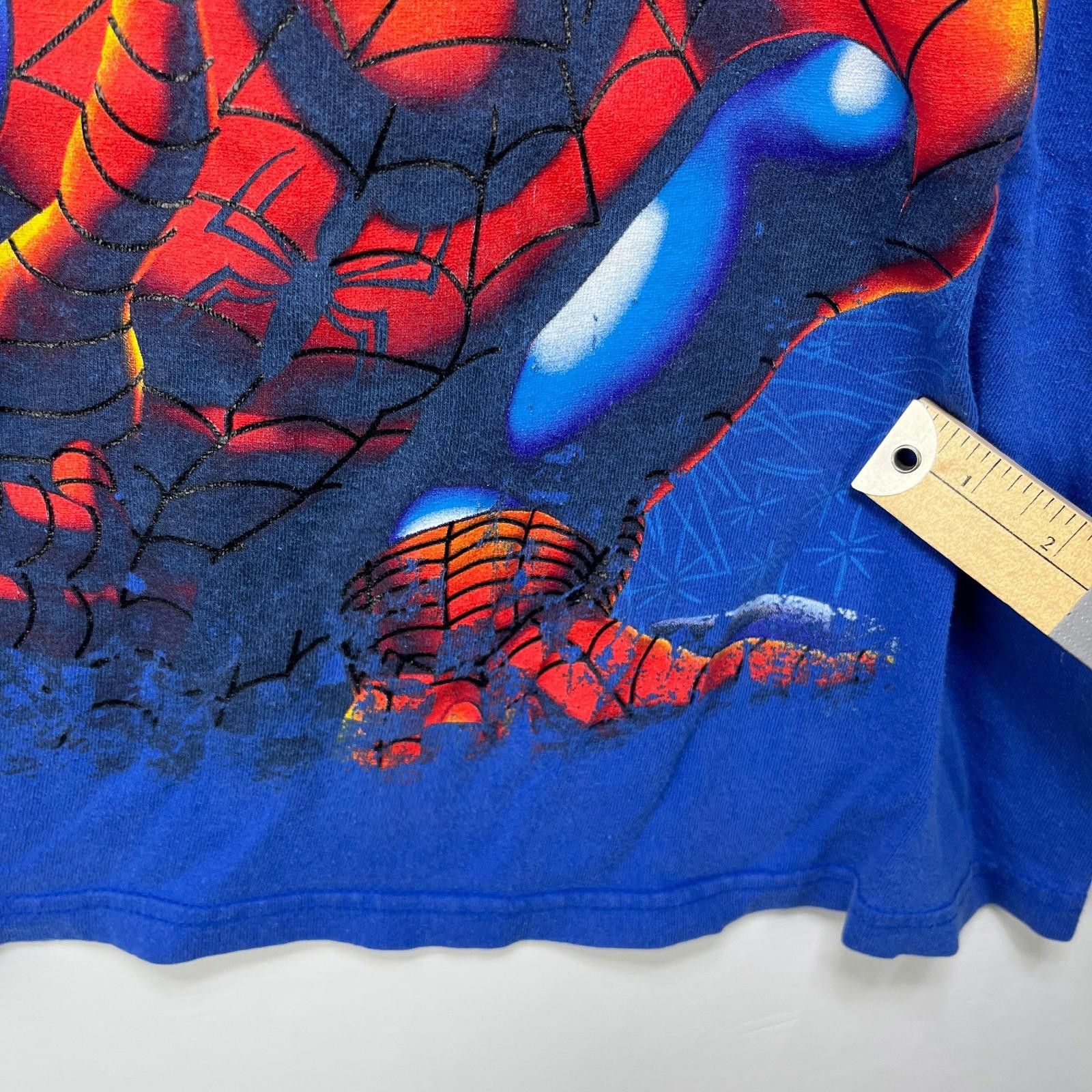 Marvel Comics Vintage Marvel Spider Man Mad Engine T Shirt Youth XL Size US XL / EU 56 / 4 - 7 Thumbnail