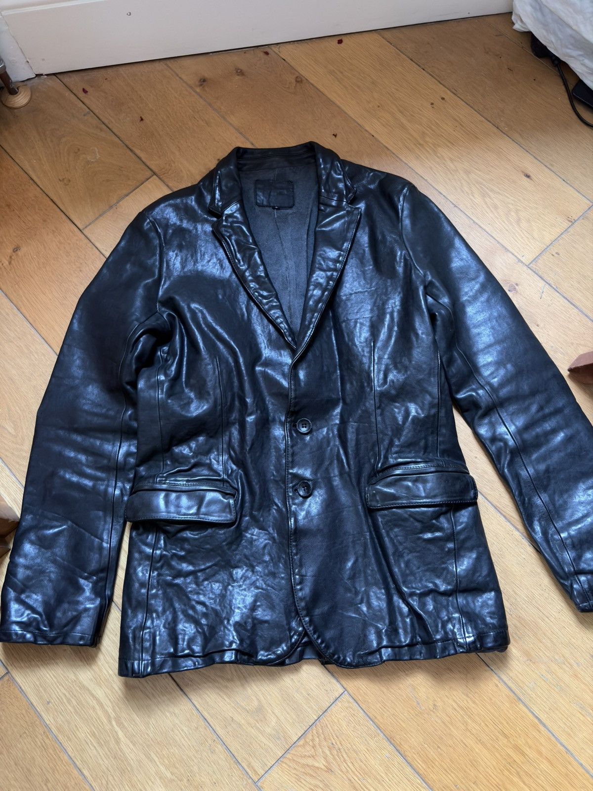 Isamu Katayama Backlash JP XL Italian Double Shoulder Garment Dyed Blazer Size US XL / EU 56 / 4 - 24 Thumbnail