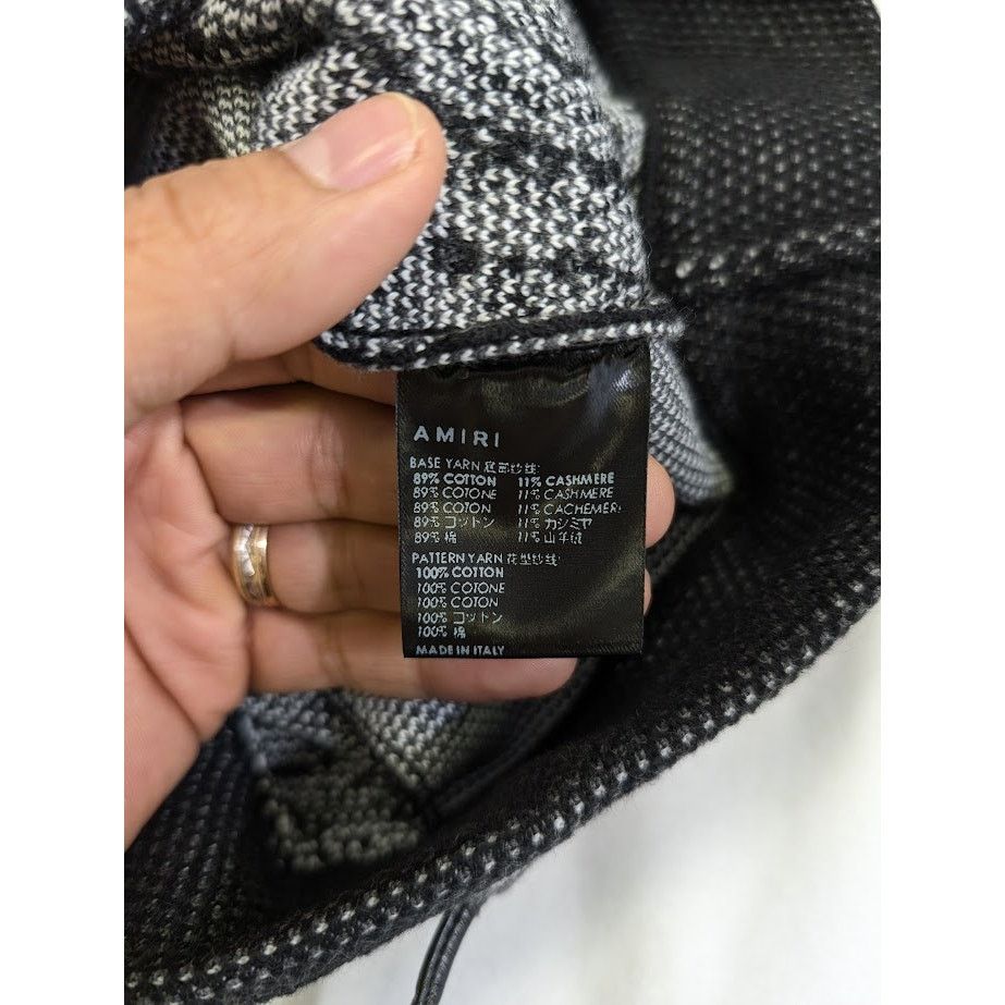 Amiri o1rshd1 Bandana B-Ball Shorts in Black/Grey Size US 28 / EU 44 - 13 Thumbnail