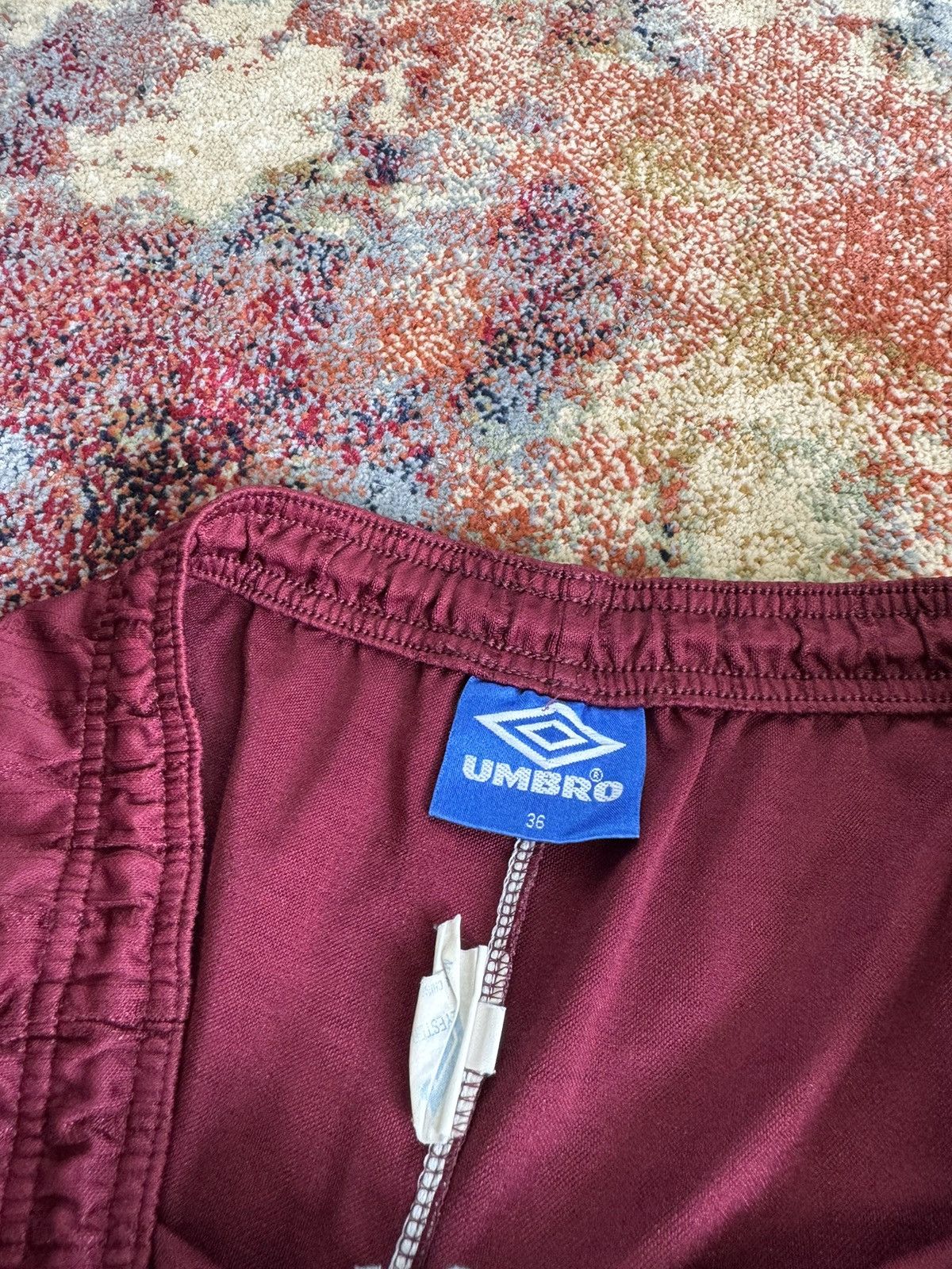 Umbro × Vintage Vintage 90s umbro striped blokecore soccer style shorts Size US 36 / EU 52 - 4 Thumbnail