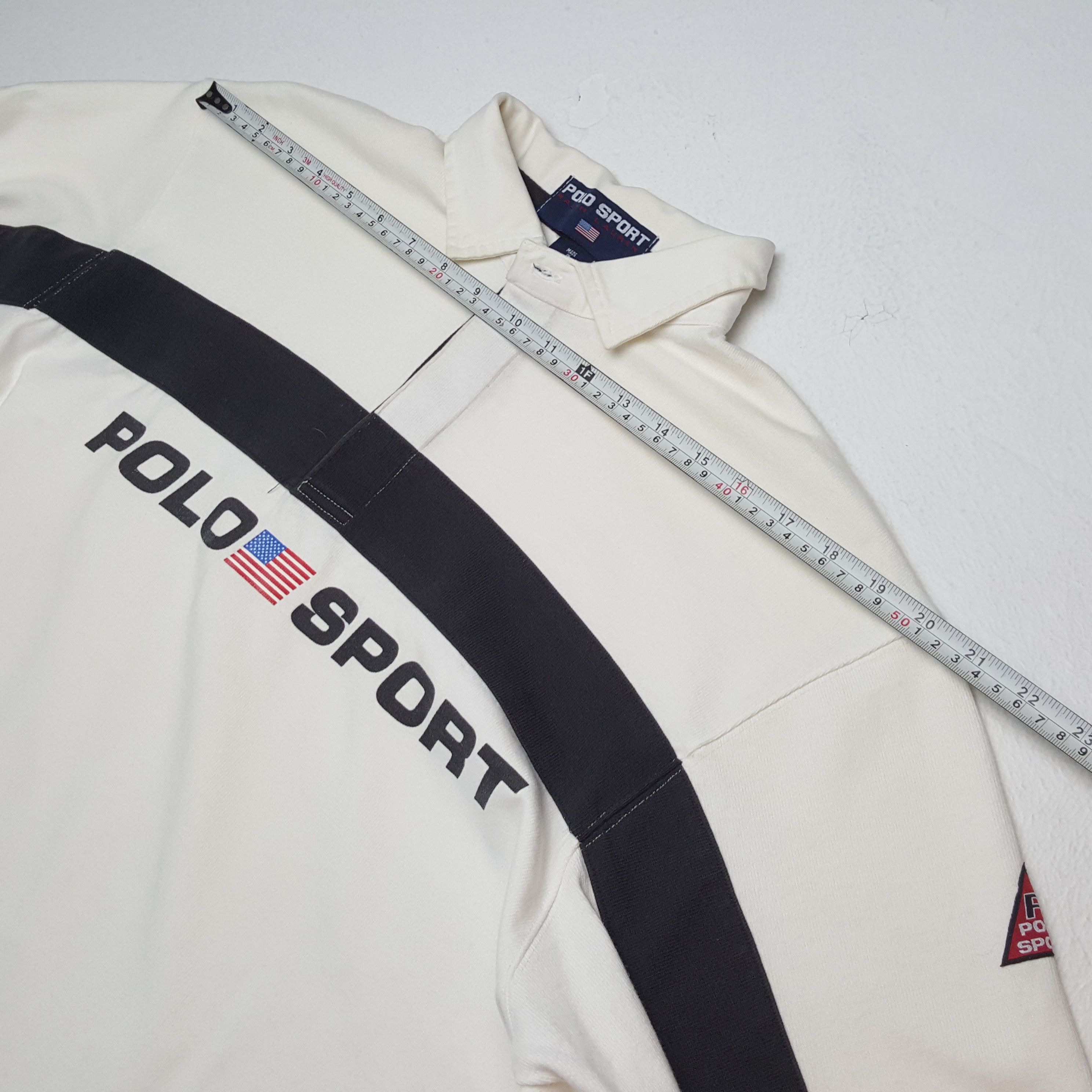 Polo Ralph Lauren × Vintage Vintage POLO SPORT by RALPH LAUREN Rugby Jersey Polos Shirt Size US L / EU 52-54 / 3 - 5 Thumbnail
