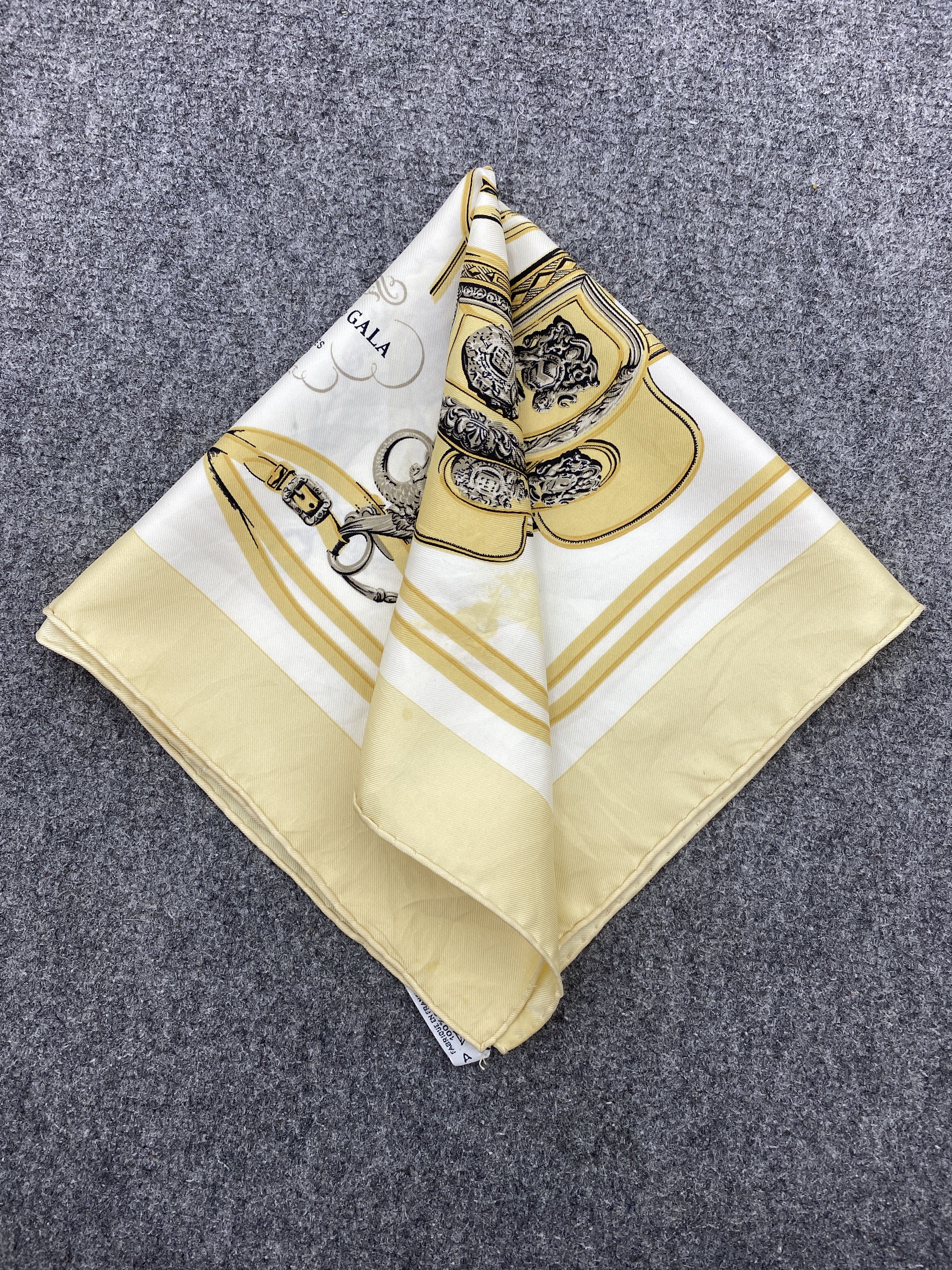 Hermes Hermes Paris Handkerchief / Neckerchief / Bandana HKC0918 Size ONE SIZE - 3 Thumbnail