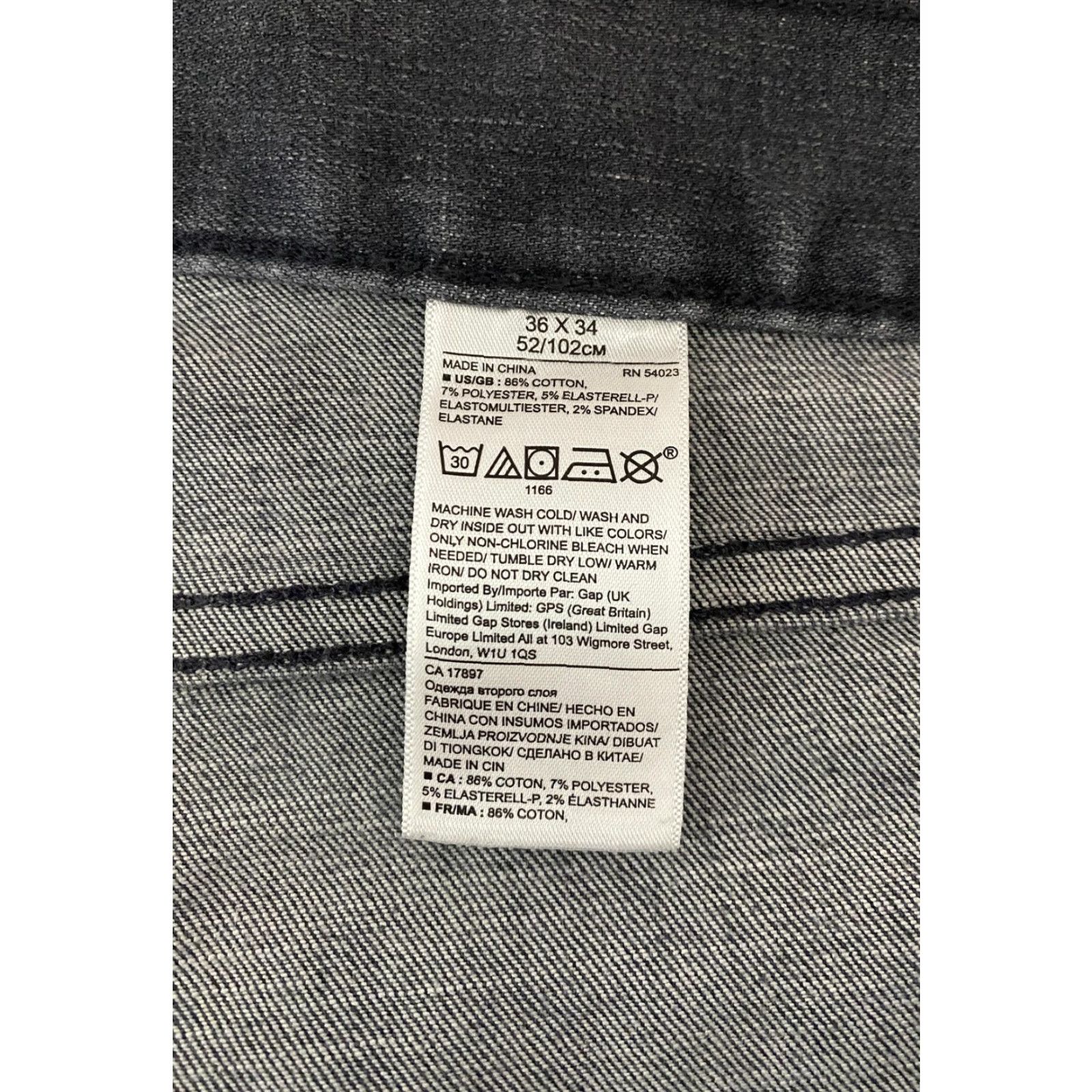 Banana Republic Banana Republic Jeans Mens 36x34 Gray Athletic Tapered Fit Stretch Denim Pants Shirt? Size US 36 / EU 52 - 4 Thumbnail