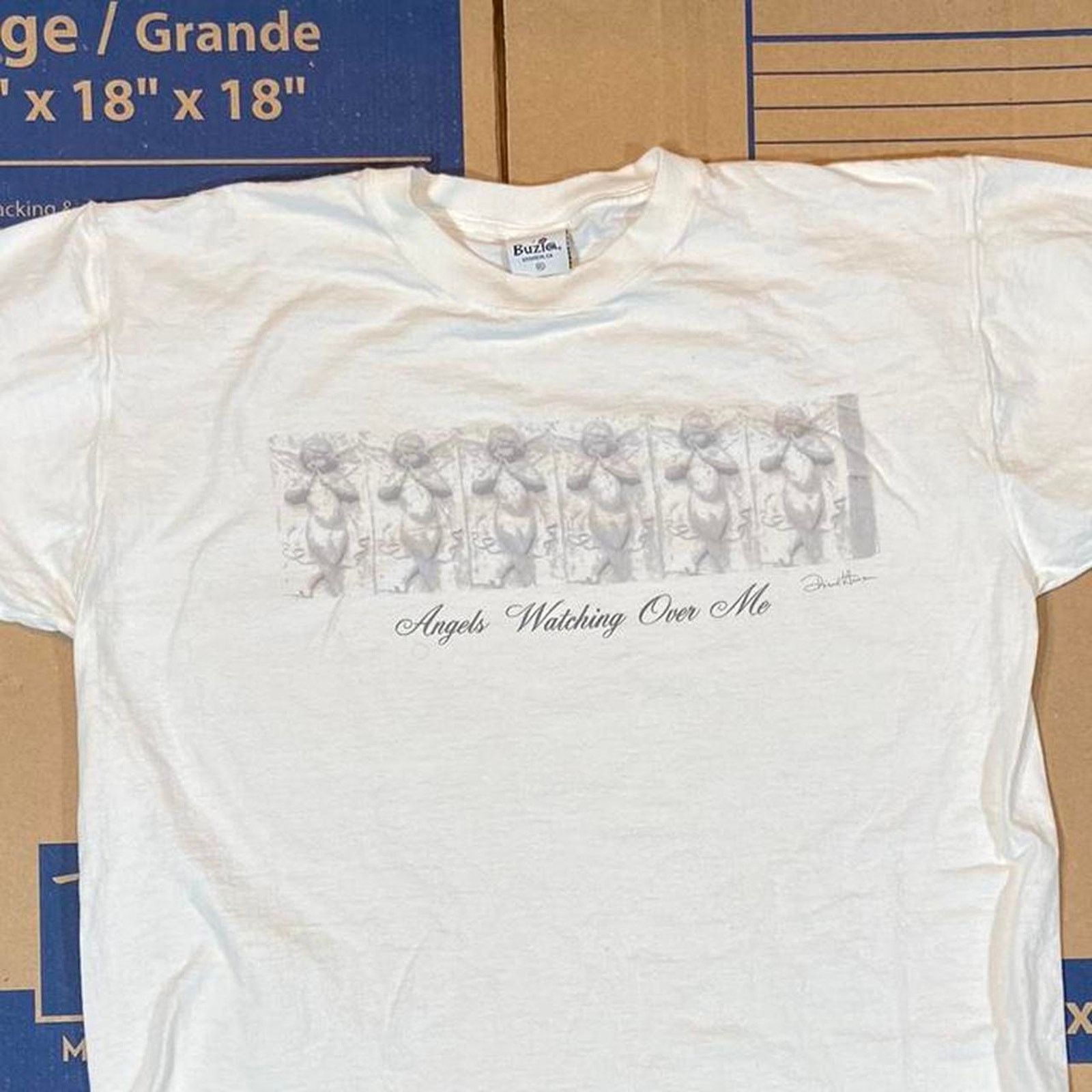 Other 90s angels watching over me tee shirt Size US XL / EU 56 / 4 - 4 Thumbnail