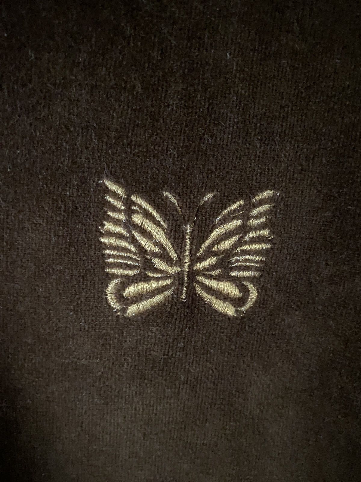 Needles Needles Velour Track Jacket Brown / Gold – Made in Japan Size US L / EU 52-54 / 3 - 3 Thumbnail