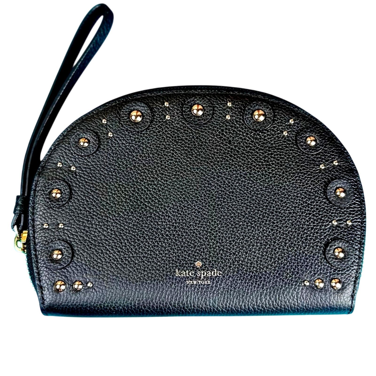 Kate Spade Kate Spade New York Shara Larchmont Studded Black Wristlet Size ONE SIZE - 2 Thumbnail