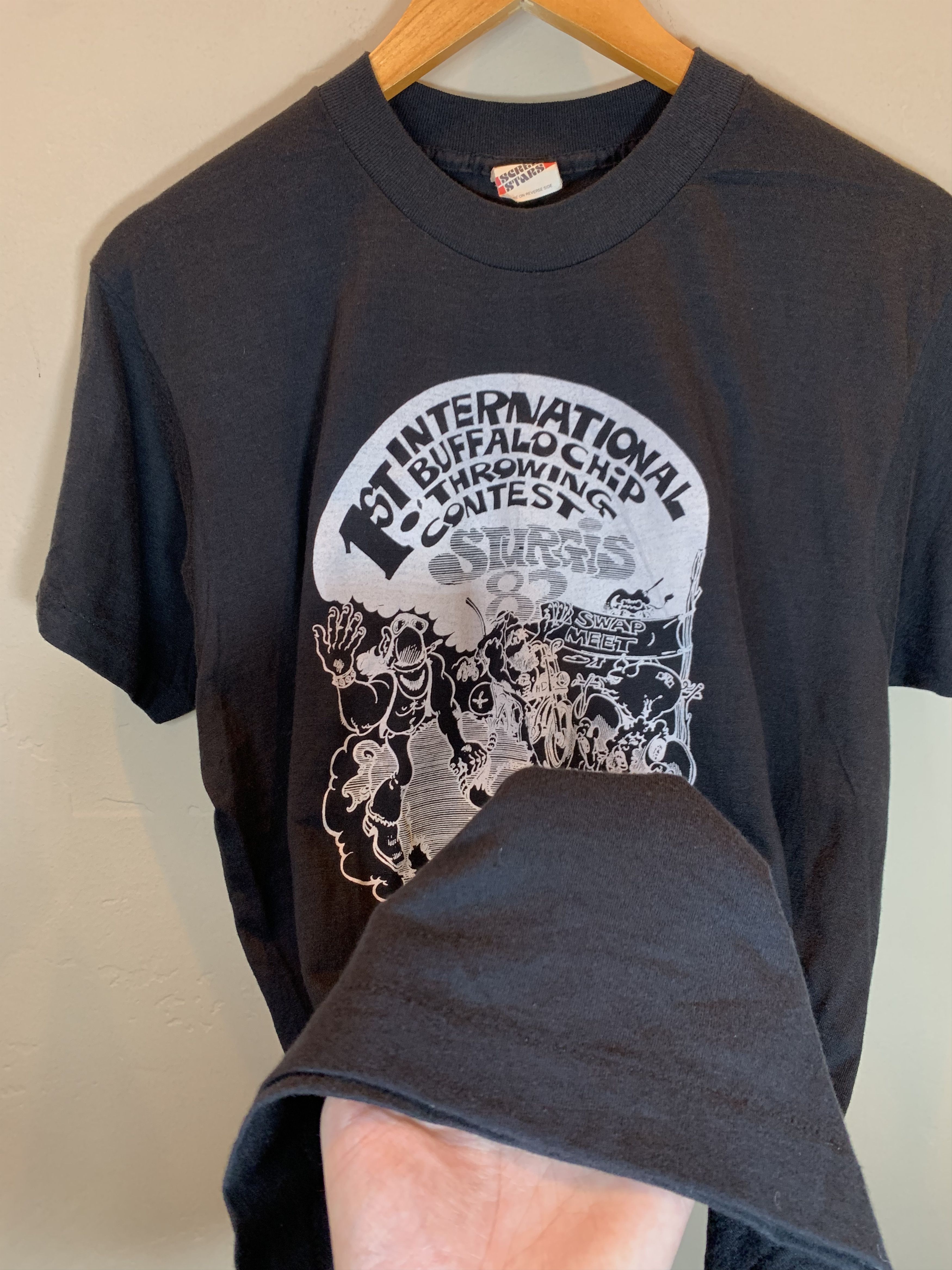 Vintage RARE Vintage 1982 Sturgis Buffalo Chip Jerry Lee Lewis Shirt Size US XL / EU 56 / 4 - 6 Thumbnail