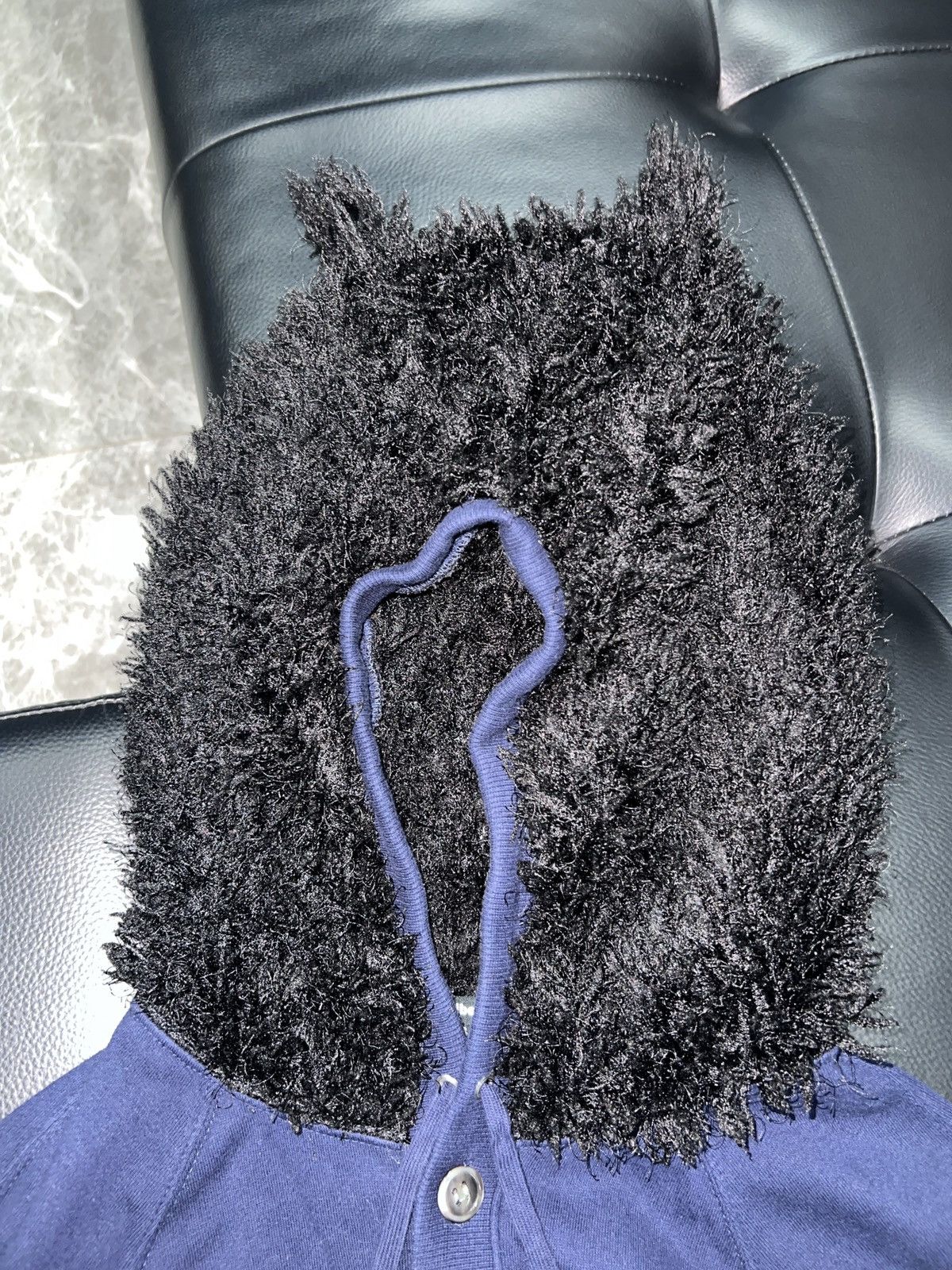 mercibeaucoup mercibeaucoup, Bear Ear Fleece Button Hoodie Size US L / EU 52-54 / 3 - 6 Thumbnail