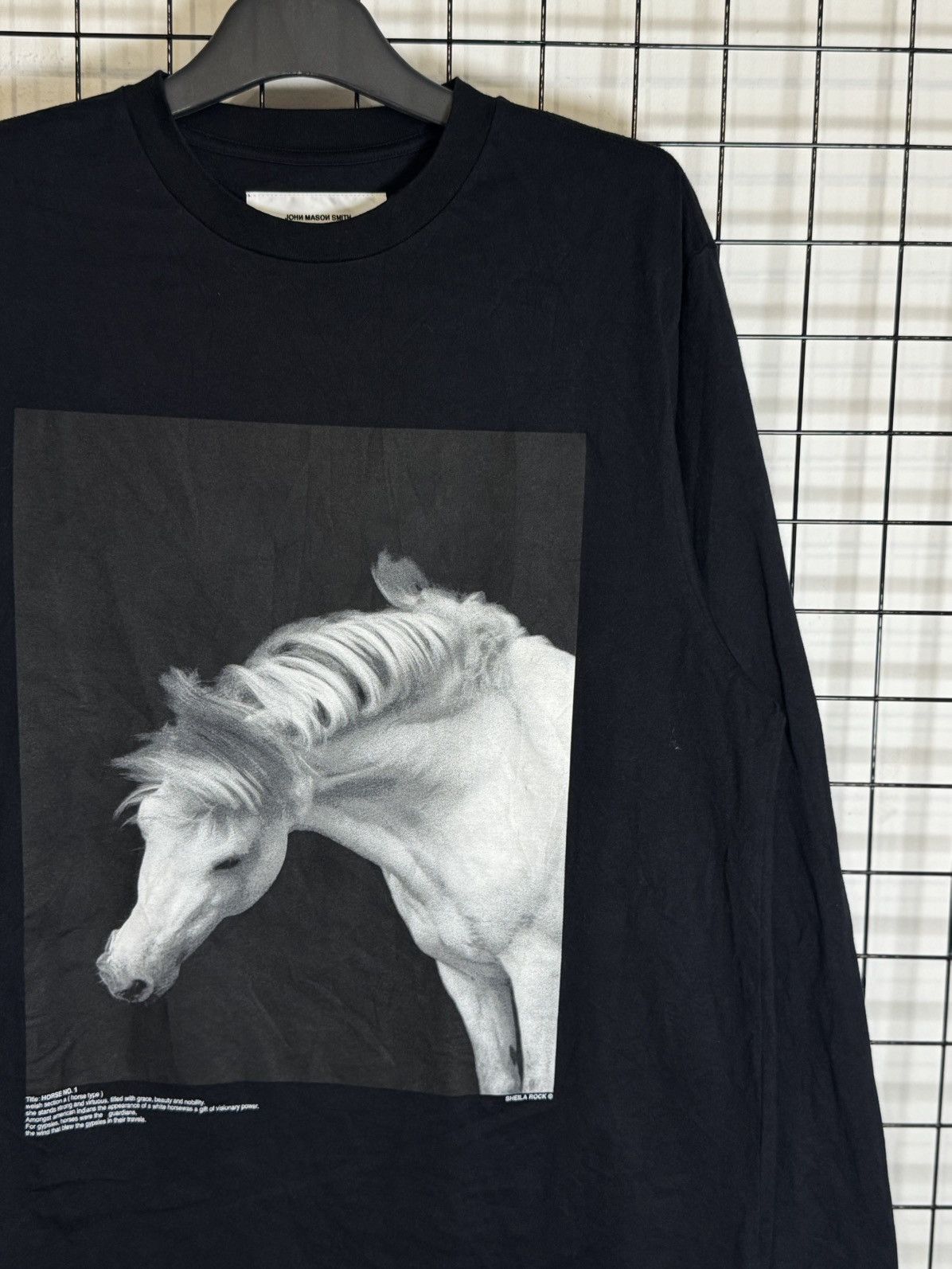Japanese Brand John Mason Smith × Sheila Rock Horse No.1 Long Sleeve. Size US M / EU 48-50 / 2 - 2 Thumbnail