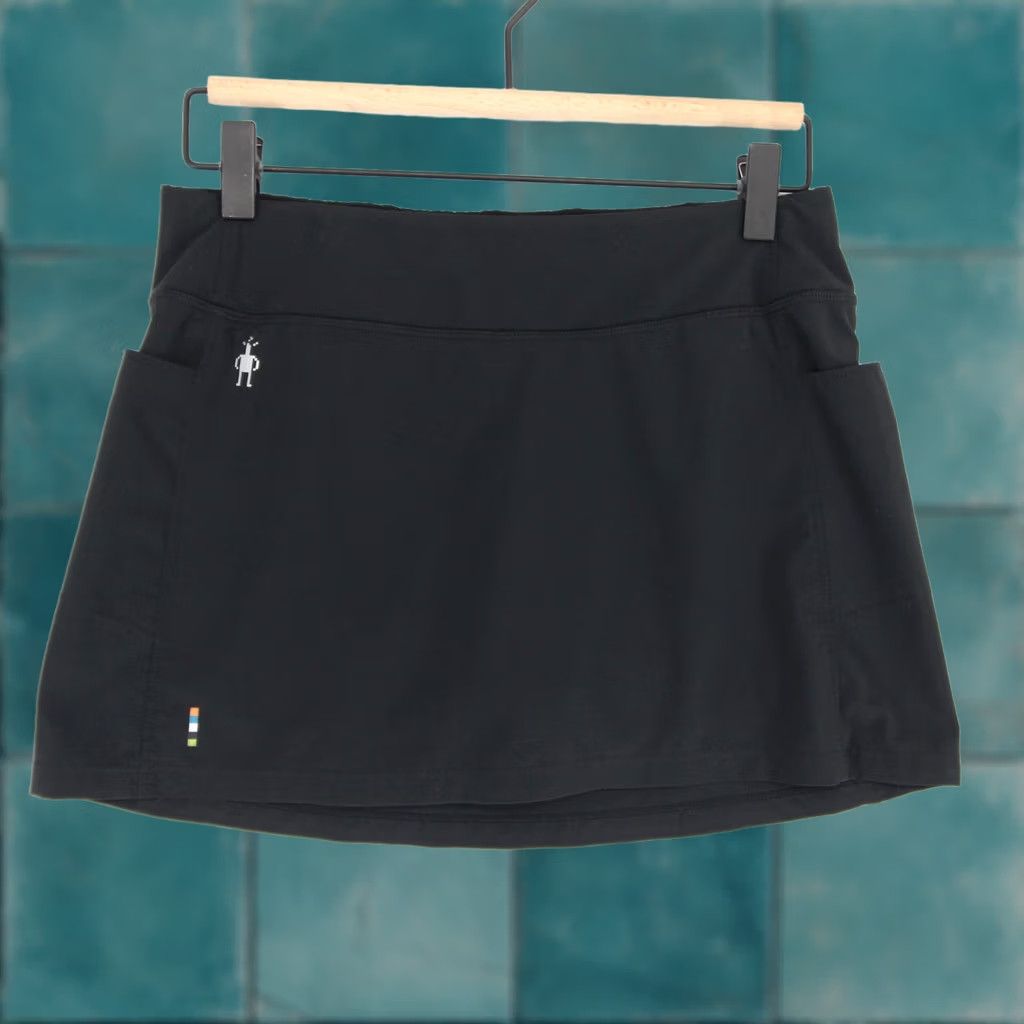Smartwool Smartwool Skort Womens XS Black Running Hiking Merino Sport Lined Active Size ONE SIZE - 1 Thumbnail