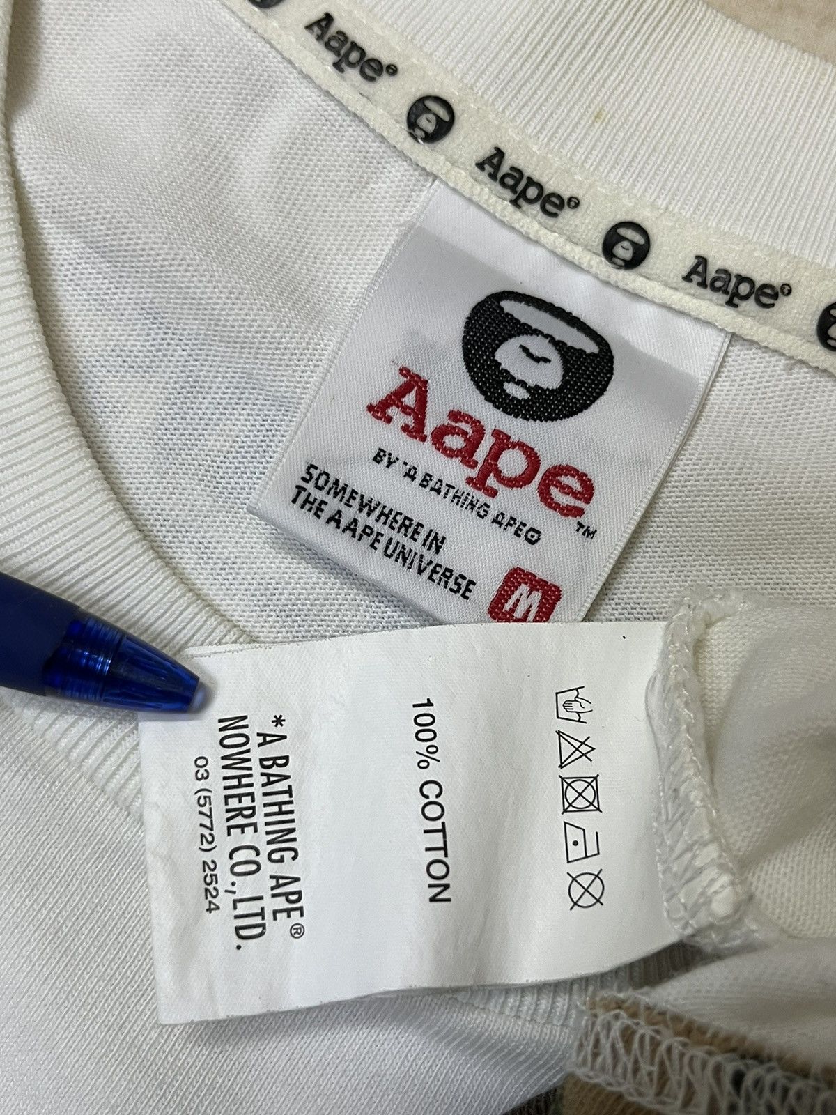 Bape AAPE UNIVERSE CAMO by A BATHING APE TEE SHIRT Size US M / EU 48-50 / 2 - 13 Thumbnail