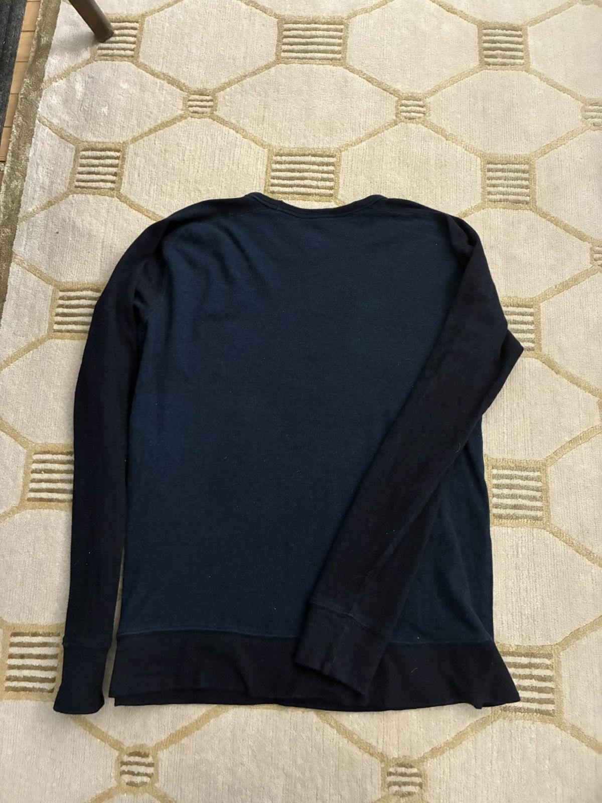 J.Crew J. Crew Long Sleeve Waffle Baseball Tee *Sample Size US M / EU 48-50 / 2 - 6 Thumbnail