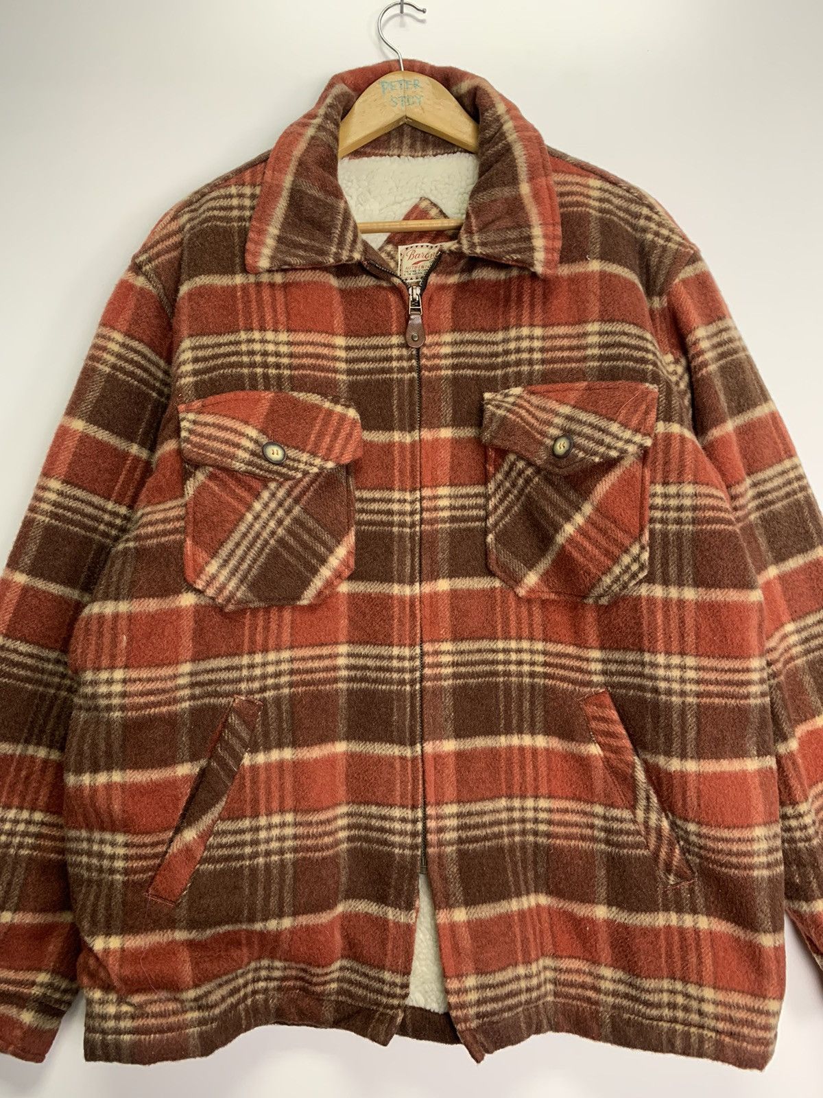 Flannel × Japanese Brand × Vintage Vintage Baranet Buttons Jacket Size US L / EU 52-54 / 3 - 2 Thumbnail