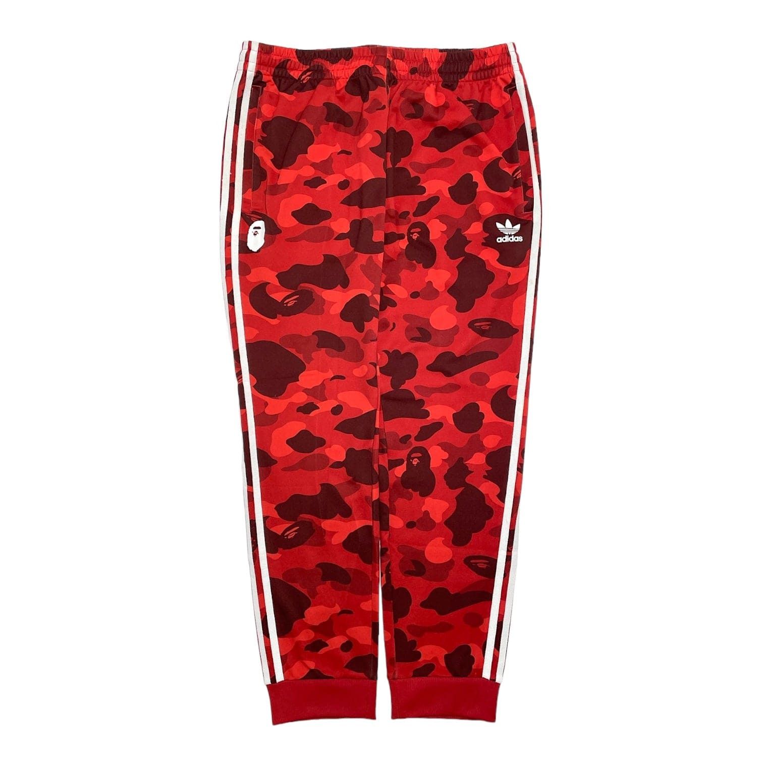 Bape x Adidas Adicolor Track Pants Raw Red Size US 40 / EU 56 - 1 Thumbnail