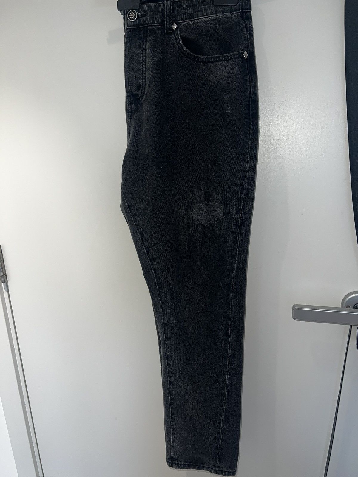 John Richmond John Richmond “It’s Only Rock N Roll” BlackDistressedJeans34 Size US 34 / EU 50 - 1 Thumbnail