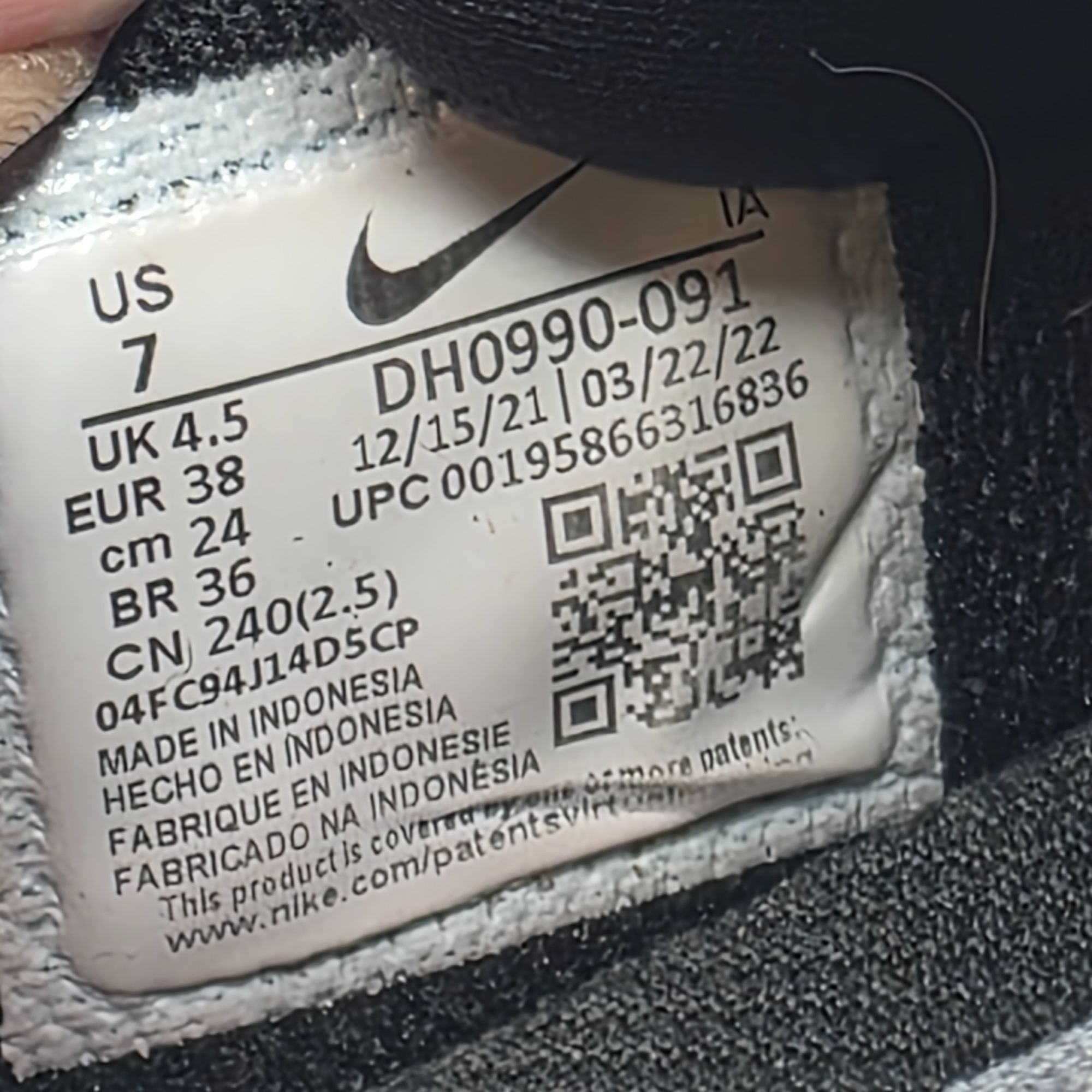 Nike Nike Court Zoom Pro Womens Size 7 Black Tennis Sneakers Perf Size US 7 / IT 37 - 5 Thumbnail