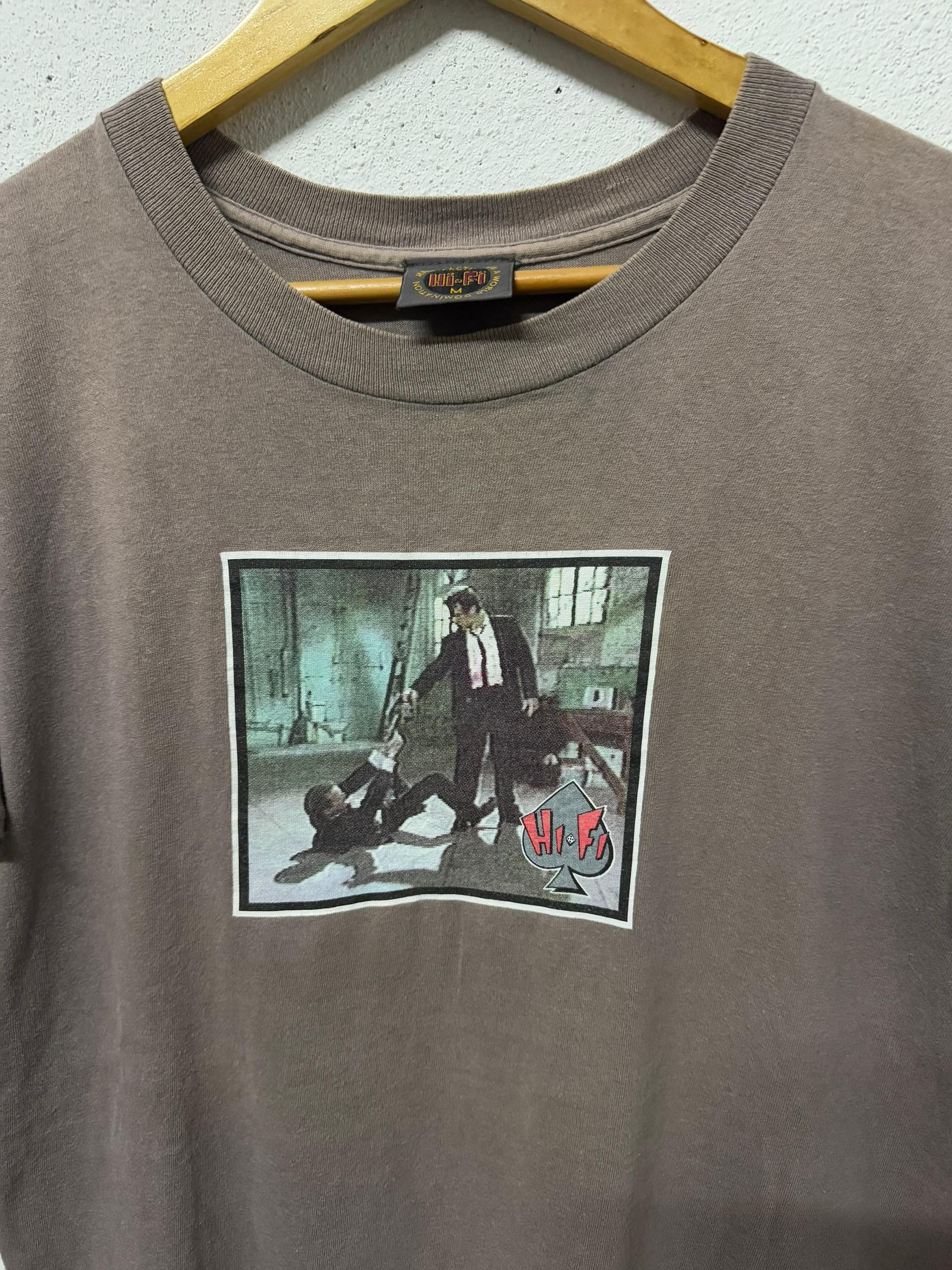 Vintage 🔥 Rare Vintage 90s hifi mfg x reservoir dog rare skate tee Size US M / EU 48-50 / 2 - 2 Thumbnail