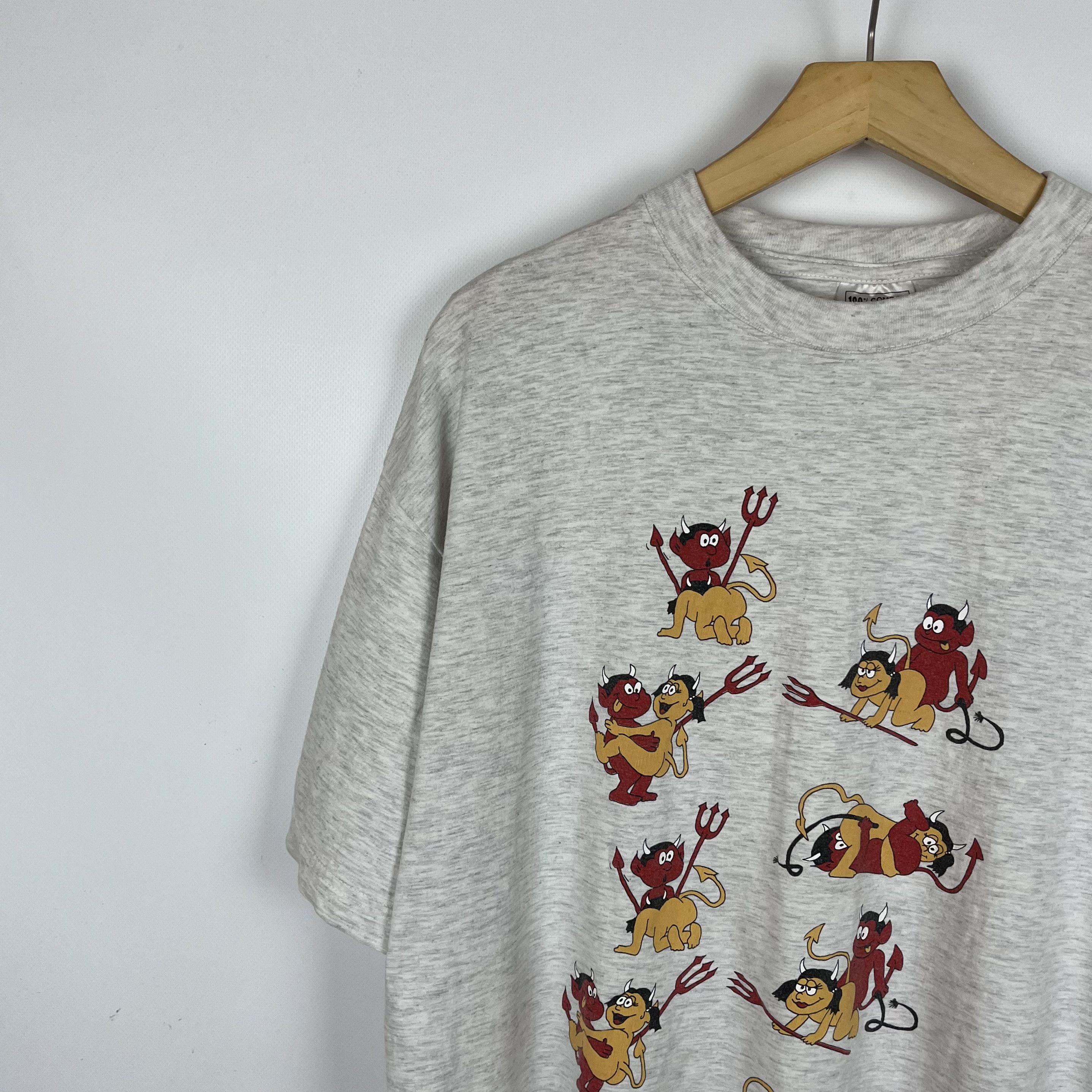 Vintage Vintage Devil Sex Position Adult Funny T Shirt 90’s Size US L / EU 52-54 / 3 - 5 Thumbnail