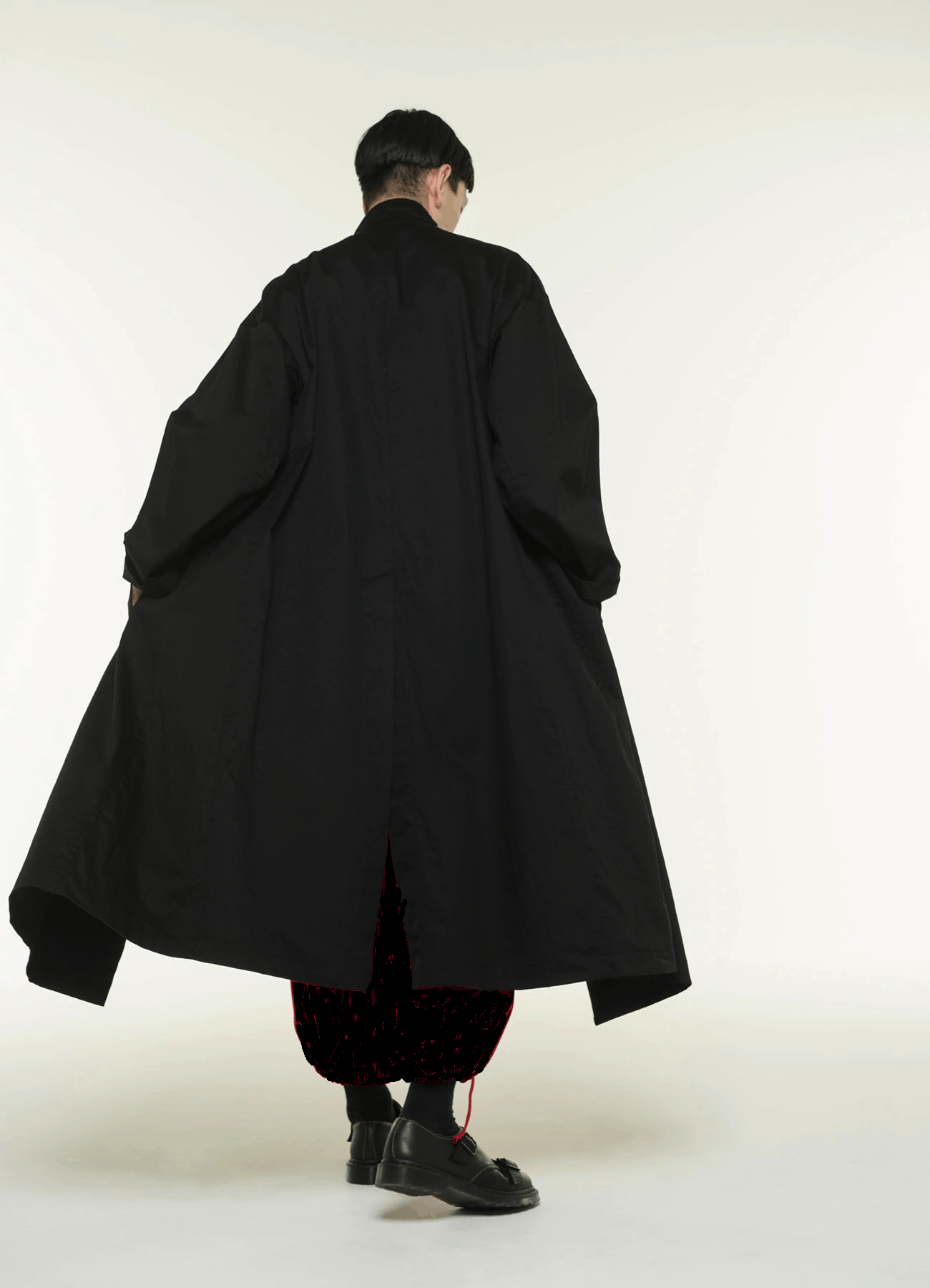 Yohji Yamamoto Yohji Yamamoto S’YTE Black Long Wide Urban Trench Coat Size US L / EU 52-54 / 3 - 2 Thumbnail