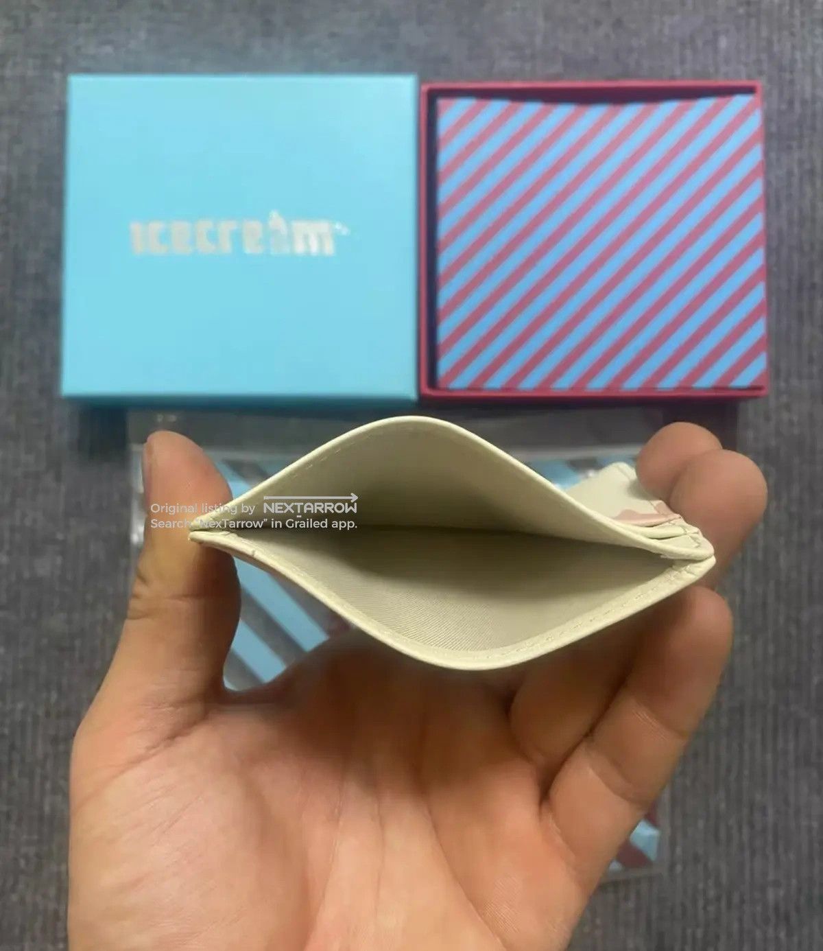 Bbc Eu Icecream Pink Ice Cream Full-Leather Card Holder, Men's — image 2 of 5