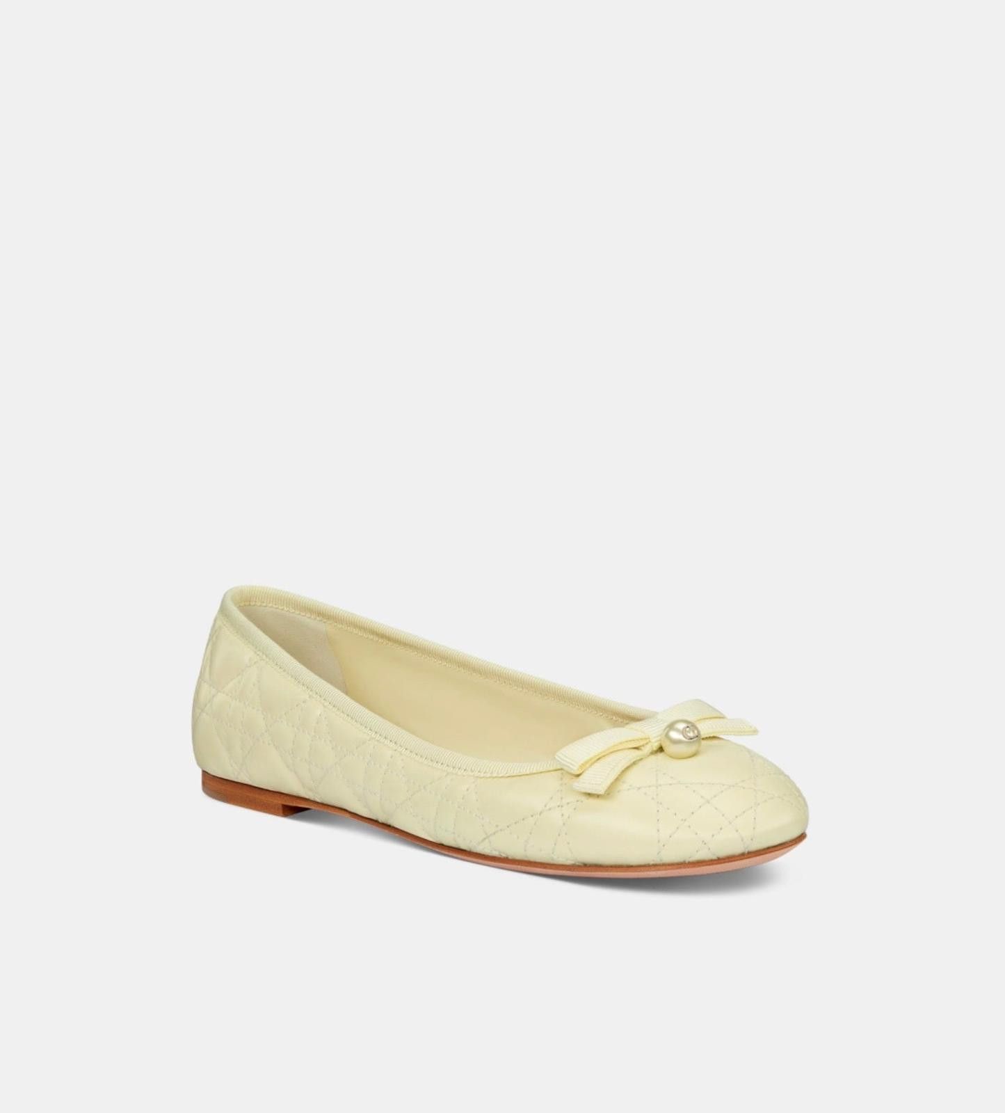 Dior Dior Pearl Ballet Flats Size US 5 / IT 35 - 2 Thumbnail