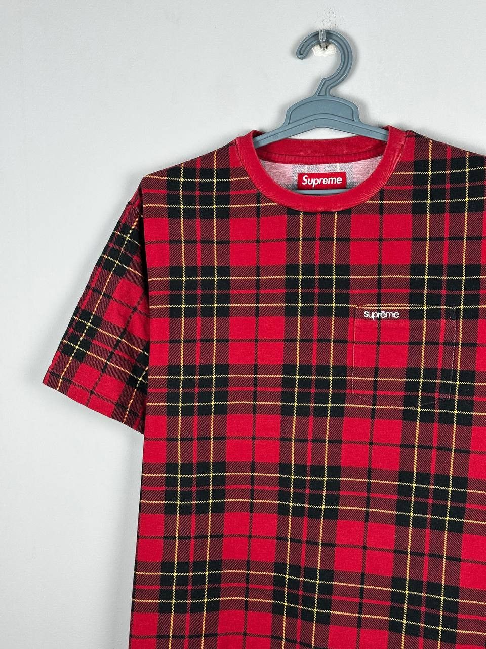 Supreme Supreme New York Plaid Pocket T Shirt Size US L / EU 52-54 / 3 - 3 Thumbnail