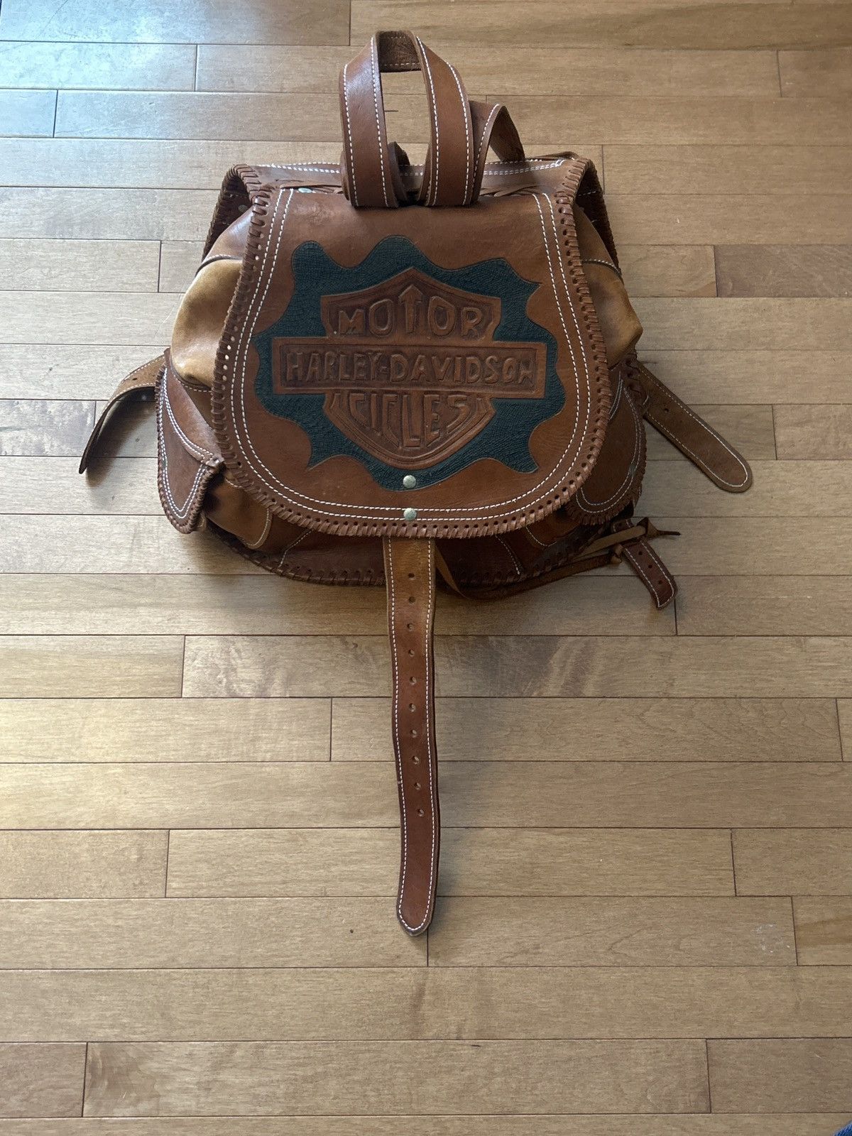 Genuine Leather × Harley Davidson × Vintage Genuine leather Harley Davidson bag Size ONE SIZE - 1 Thumbnail
