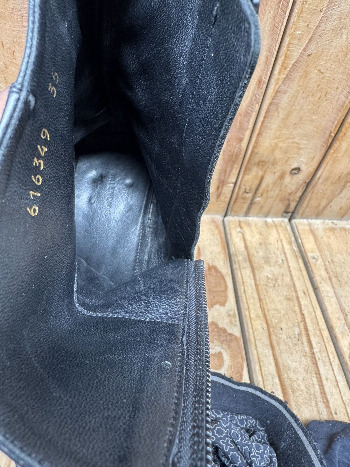 Balenciaga Balenciaga BB Back Rim Women’s black leather boots EUR 35 Size US 5 / IT 35 - 21 Thumbnail