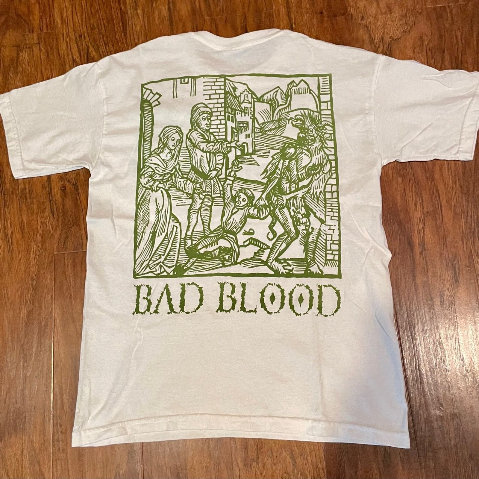 Gildan Meltdown "Bad Blood" T-Shirt Tee hardcore punk crossover hc Size US XS / EU 42 / 0 - 3 Thumbnail